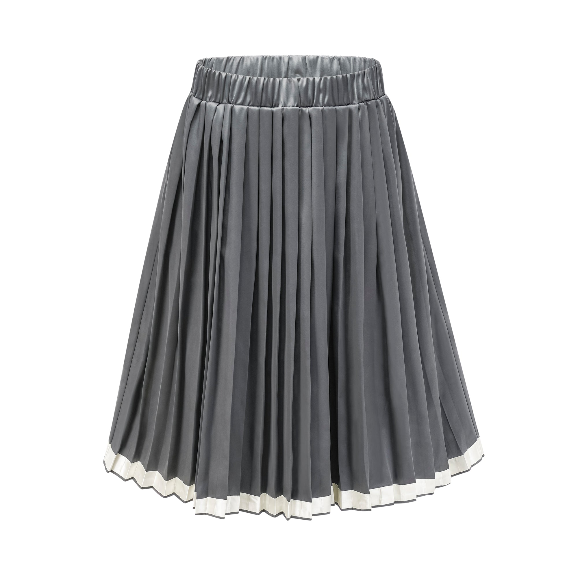 Rosalie color-blocked pleated skirt (Final Sale)