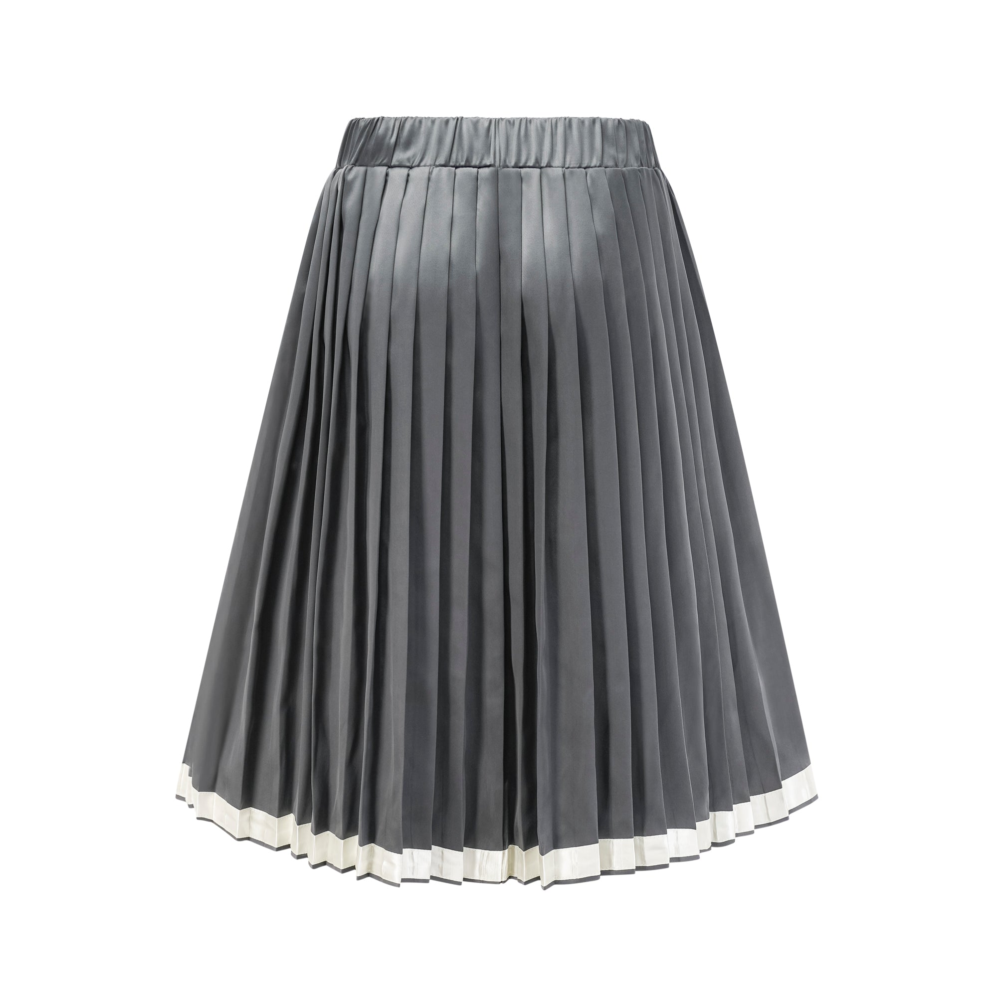 Rosalie color-blocked pleated skirt (Final Sale)