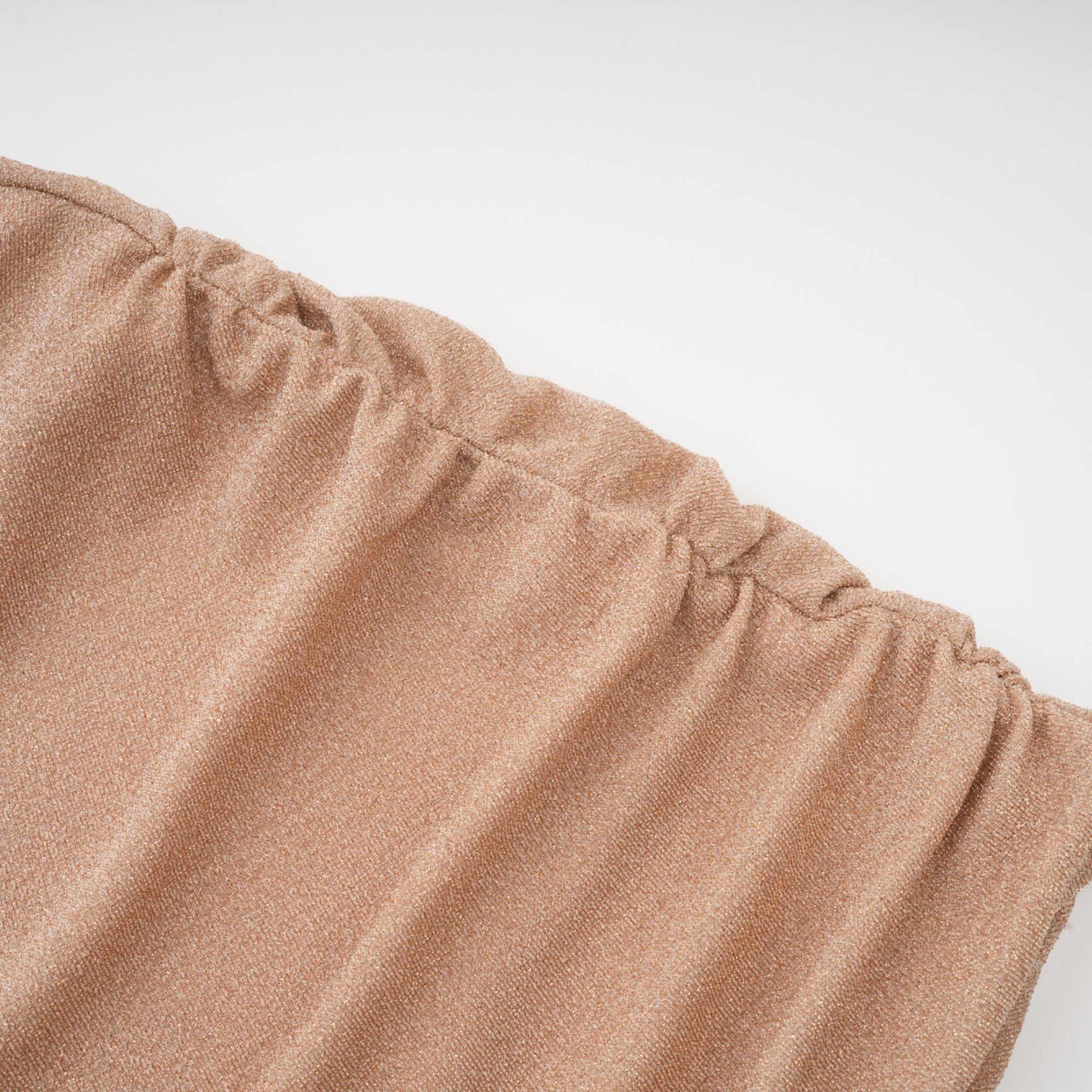 Rosalie gold asymmetrical pleated maxi dress (Final Sale-US Only)