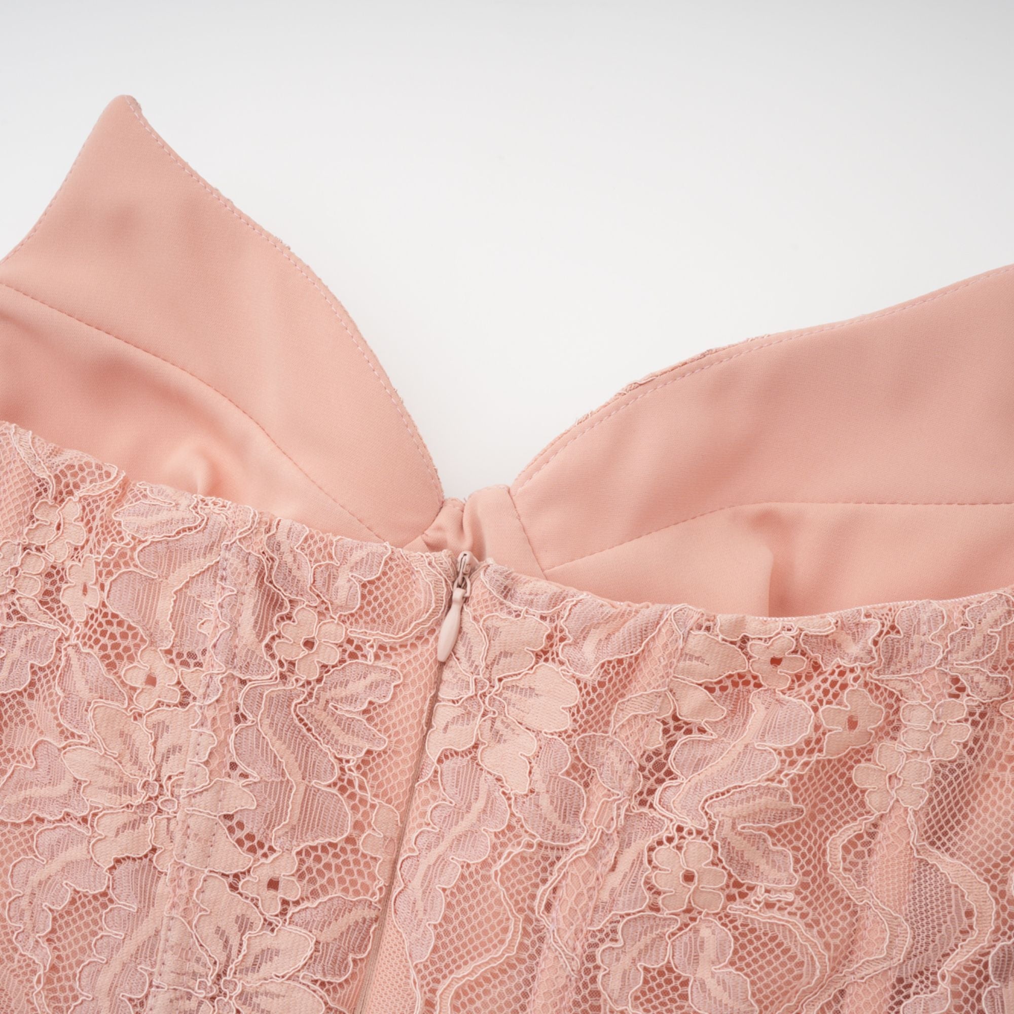 Ulrique Pink Lace Corset Tulle Maxi Dress (Final Sale-US Only)