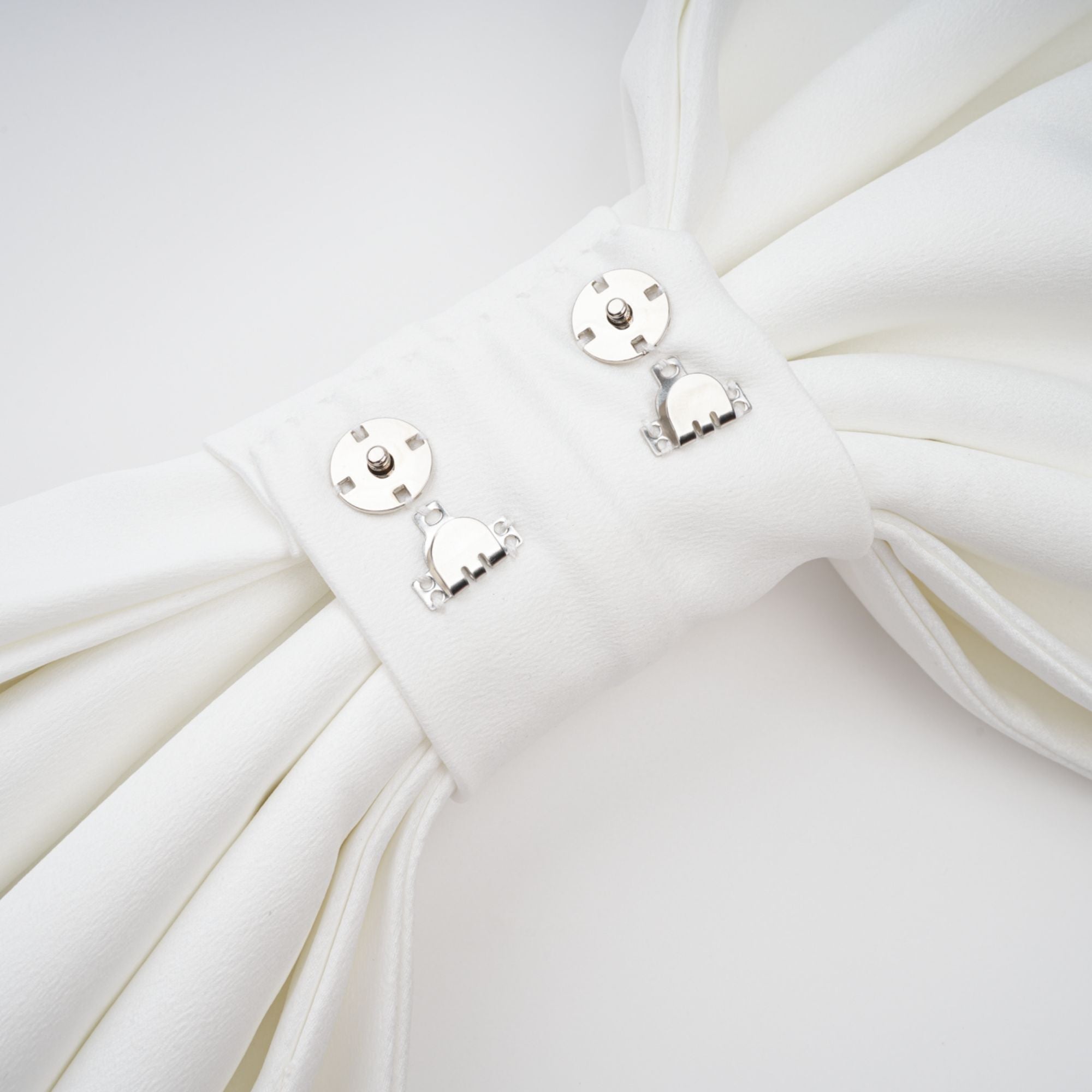 Camille White Statement Bow Mermaid Maxi Dress (Final Sale)