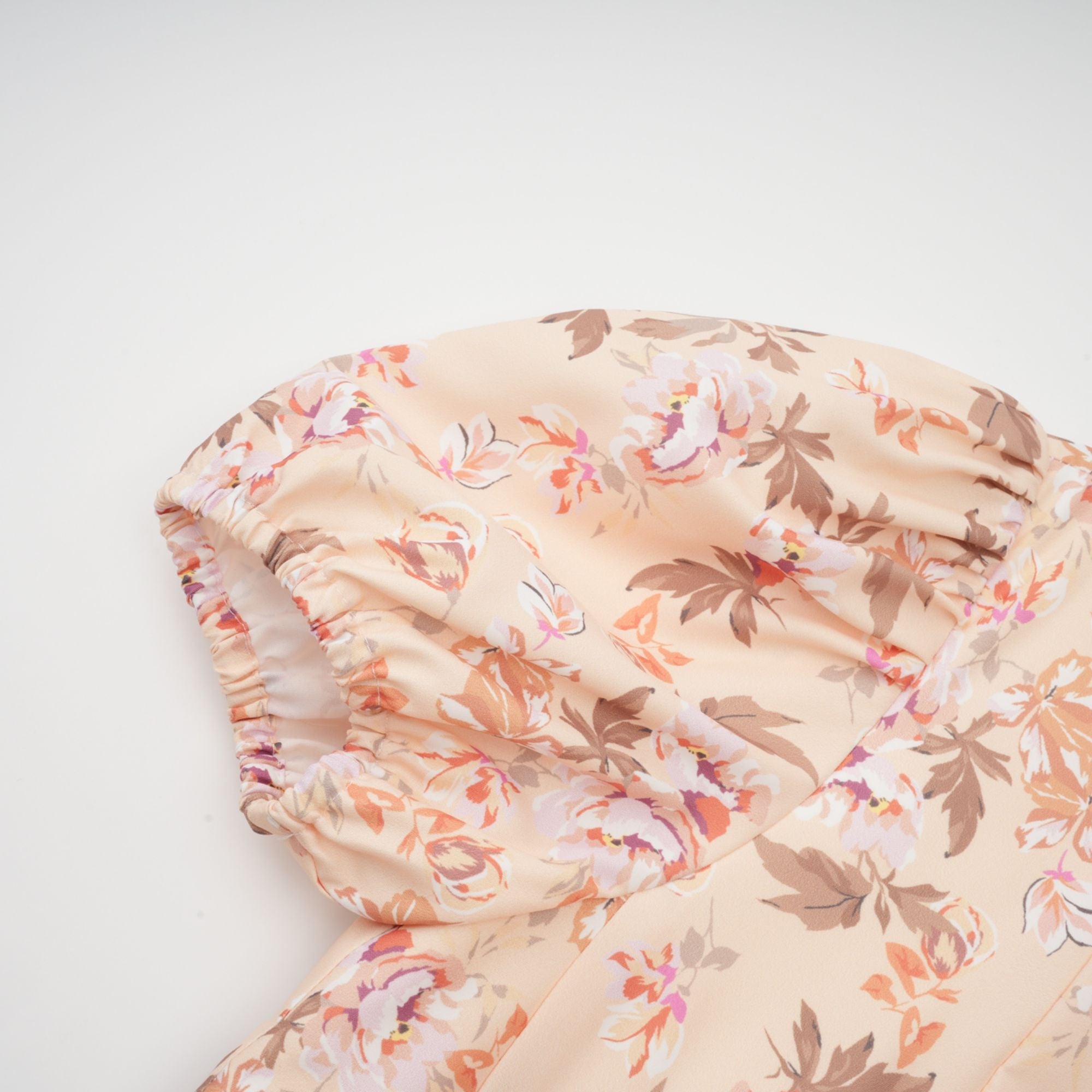 Alizée yellow floral-print pleated mini dress (Final Sale)