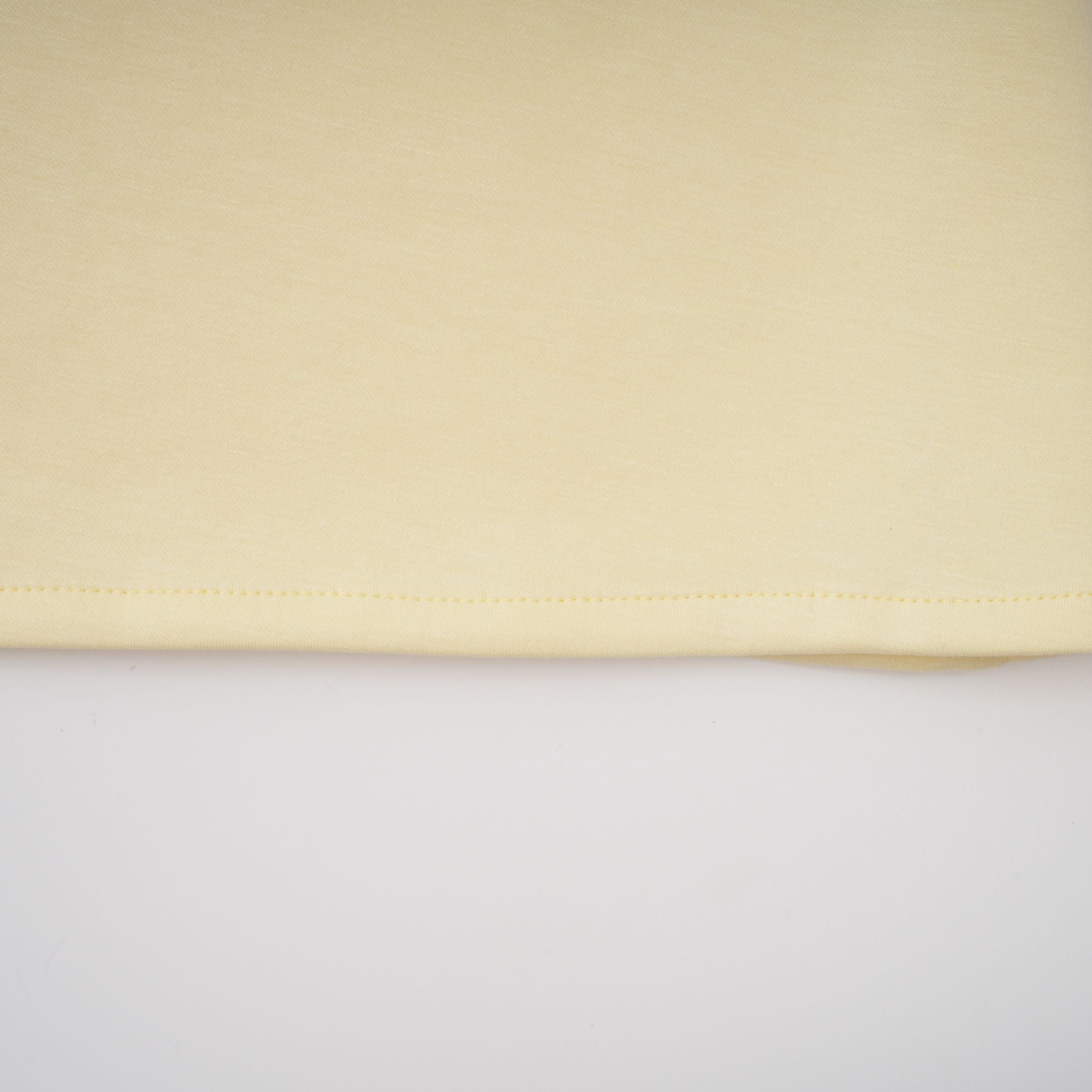 Light yellow long-sleeve maxi dress with a matching beaded cape overlay