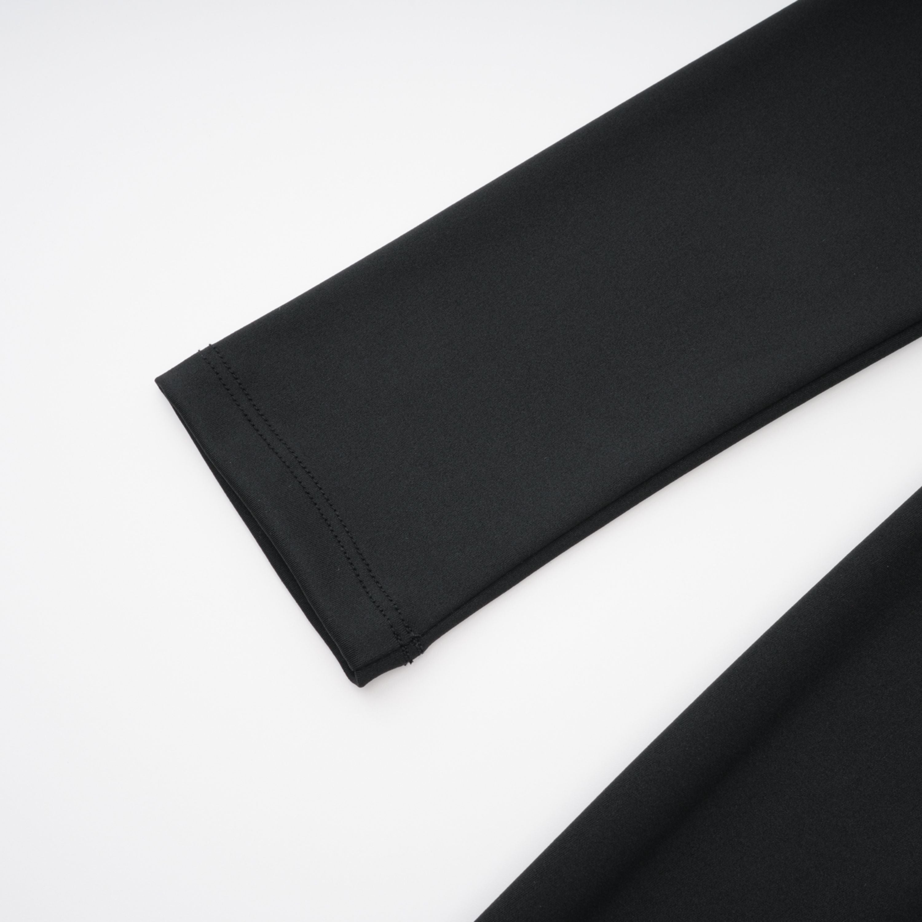 Gianina Black Deep V-Neck Draped Jumpsuit (Final Sale)