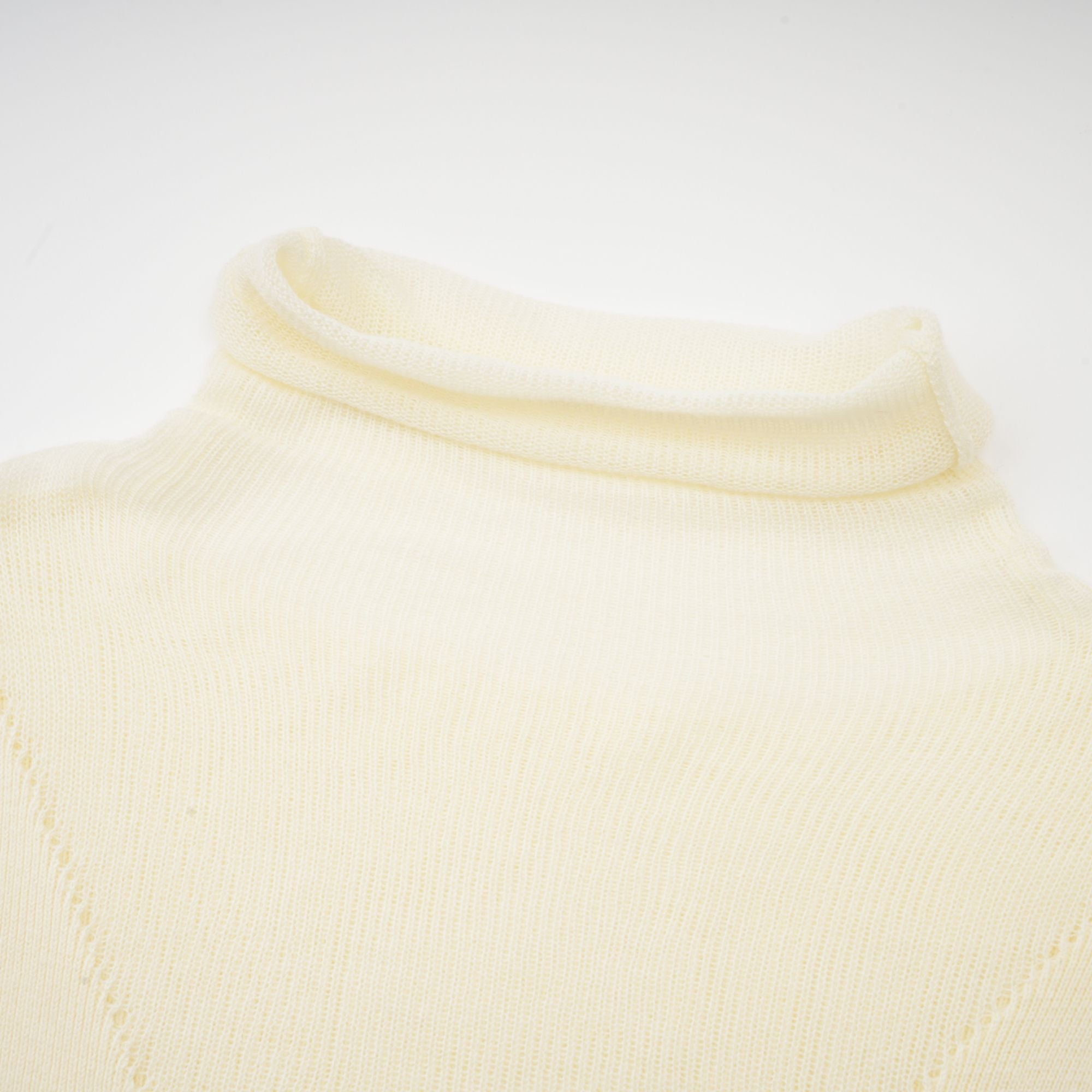 Émeline white knitted pleated midi dress (Final Sale)