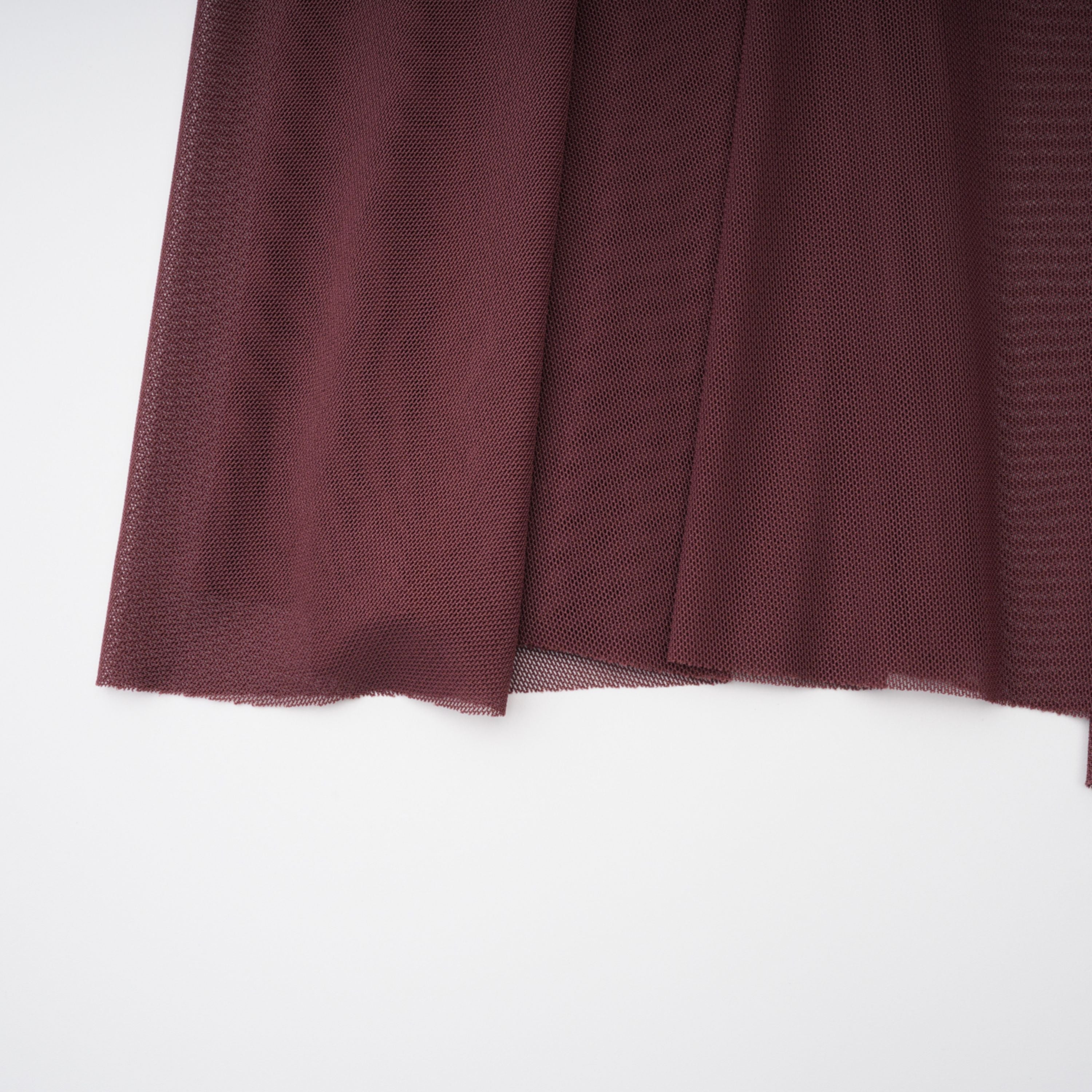 Seren Brown Ruched Tulle Panel Maxi Dress (Final Sale)