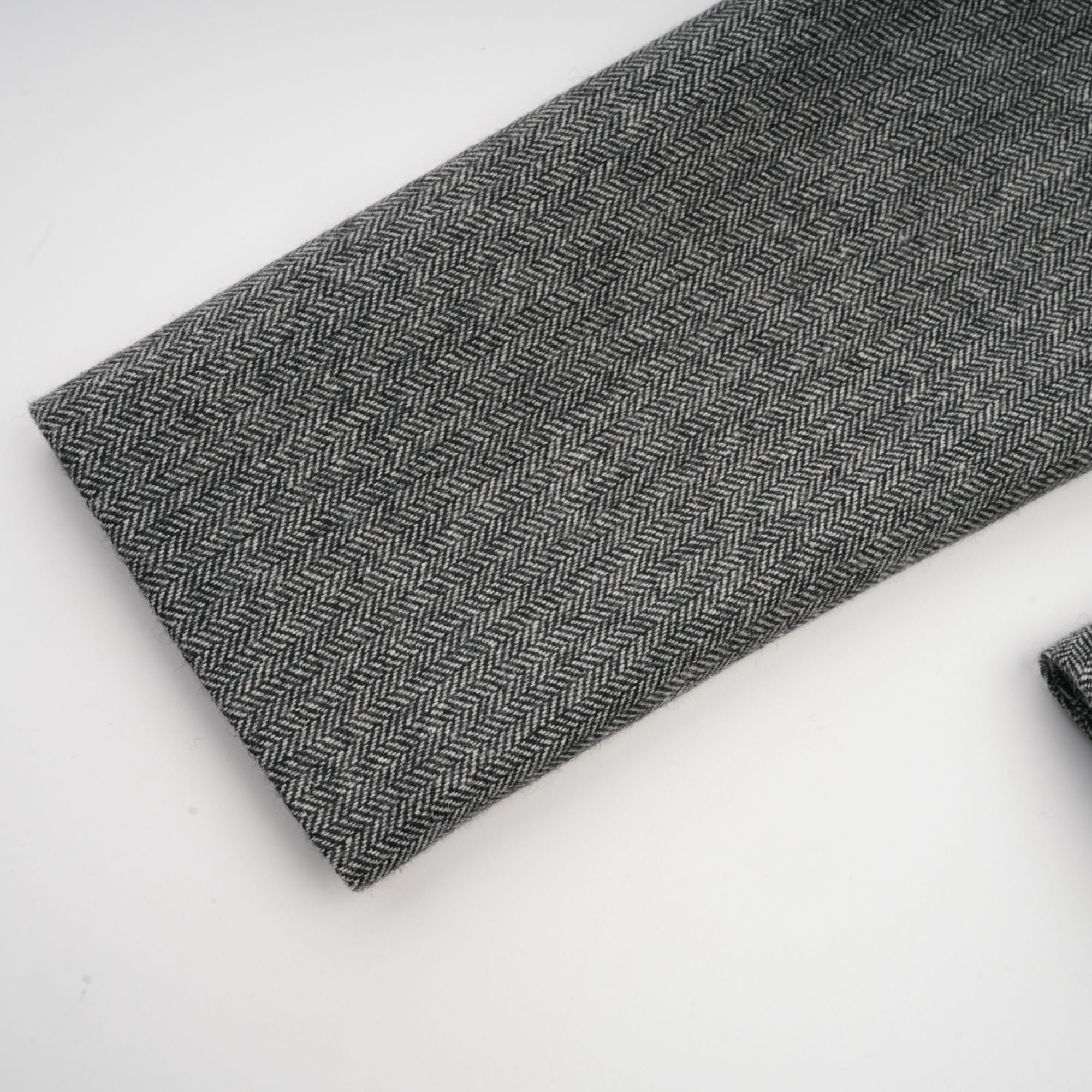 Agathe grey herringbone top & shorts matching set (Final Sale)