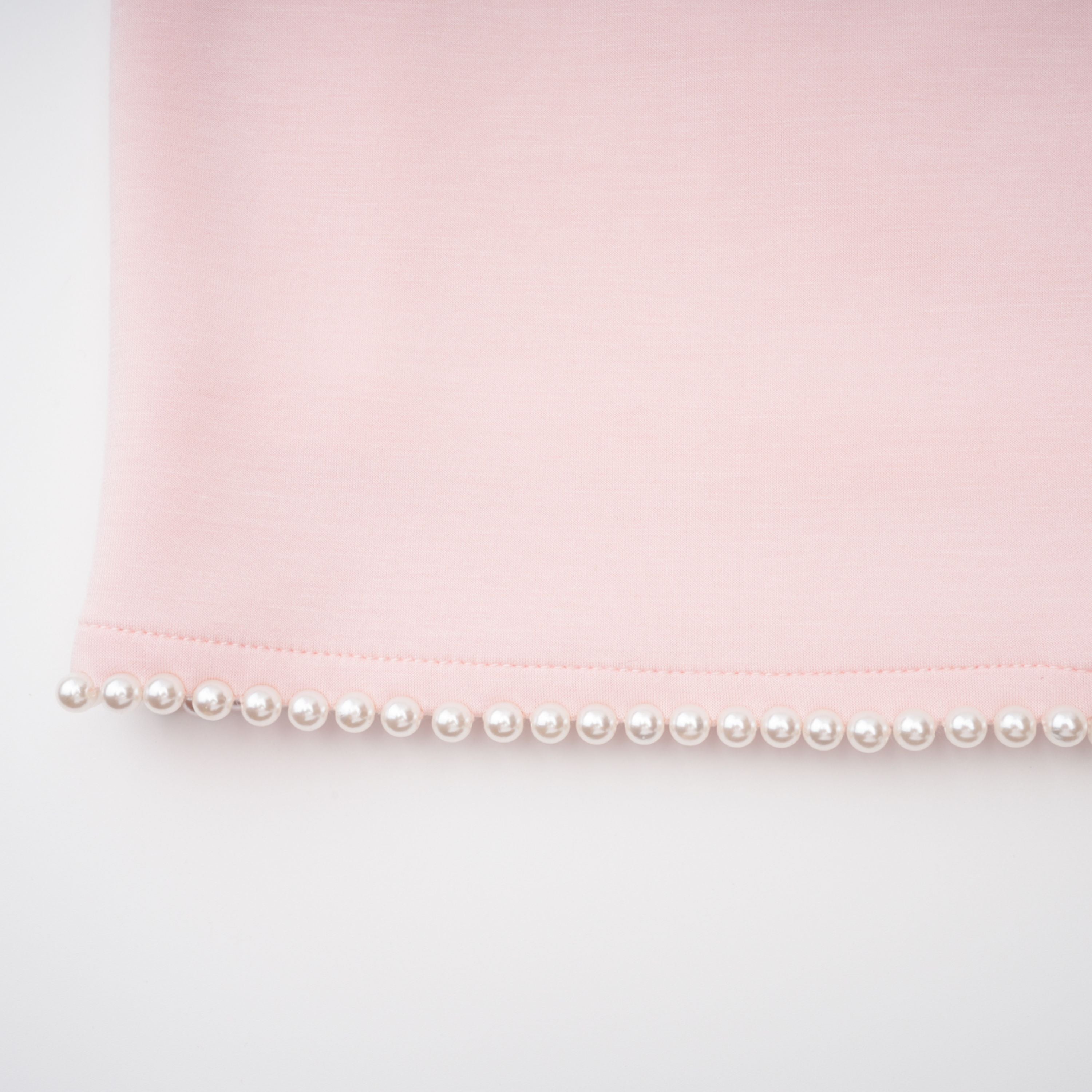Piroska Pink Sleeveless Pearl Trim Mini Dress (Final Sale)
