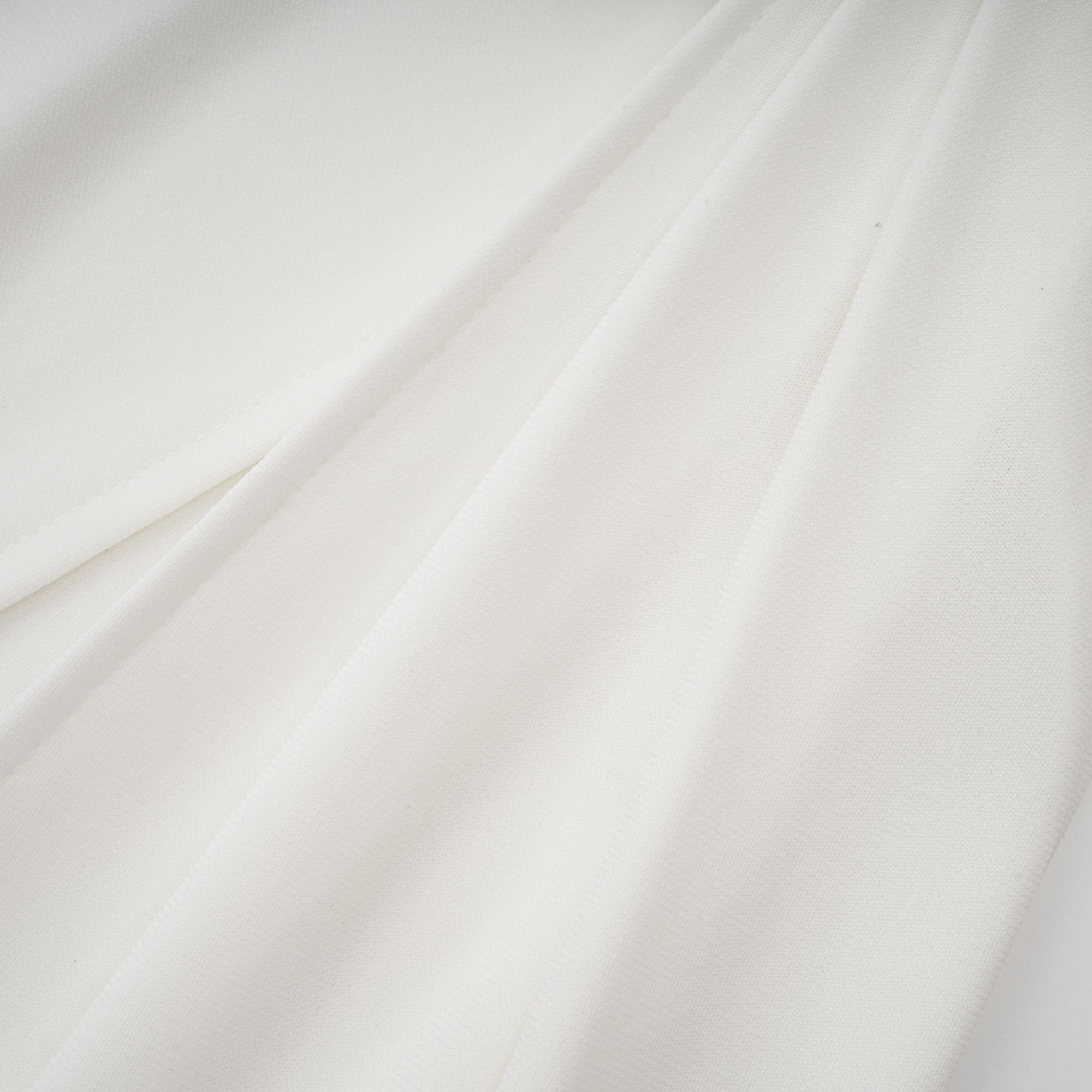 Mystérieuse White Turtleneck Draped Maxi Dress (Final Sale)