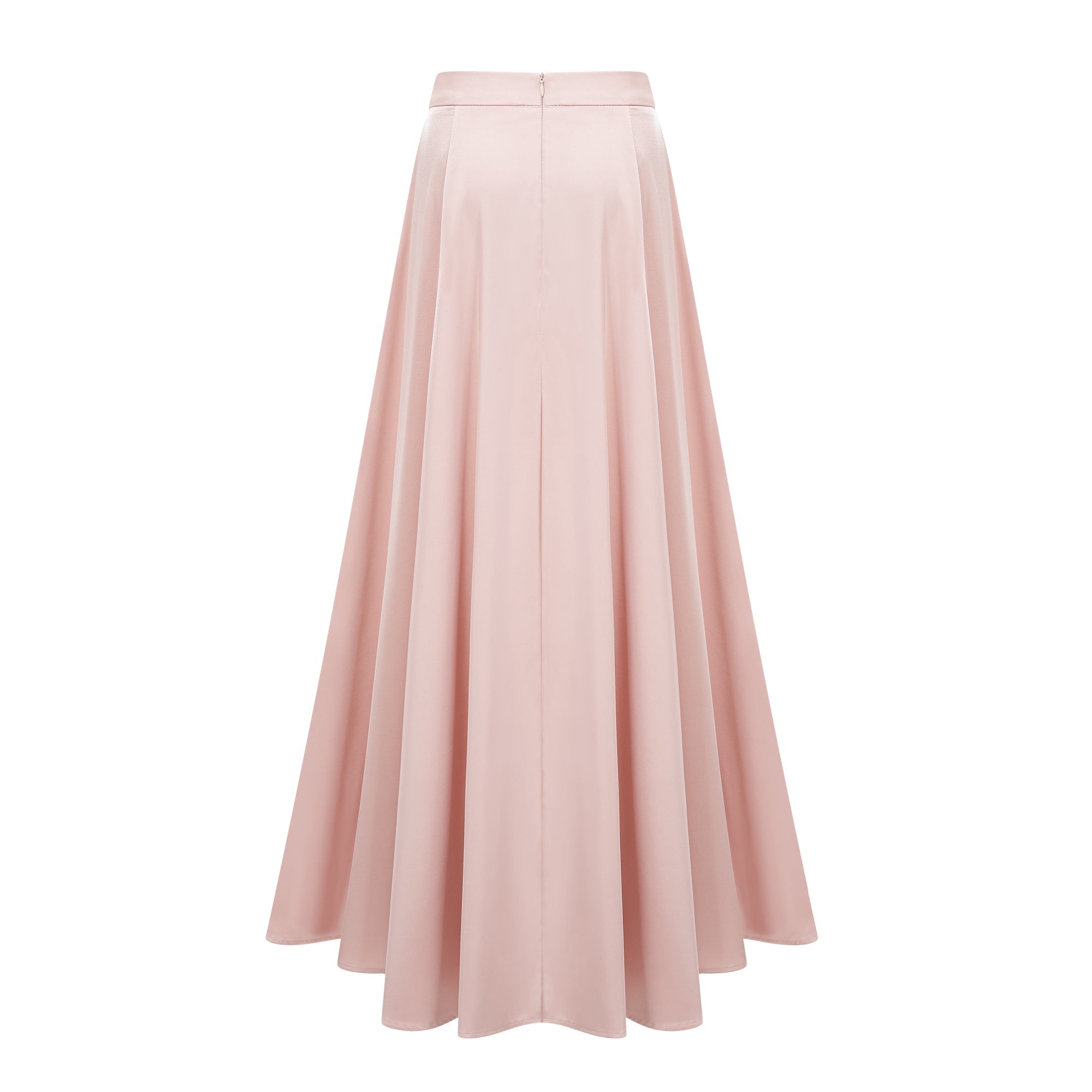 Everleigh Champagne Satin Top & Skirt Set With Cape Detail (Final Sale)