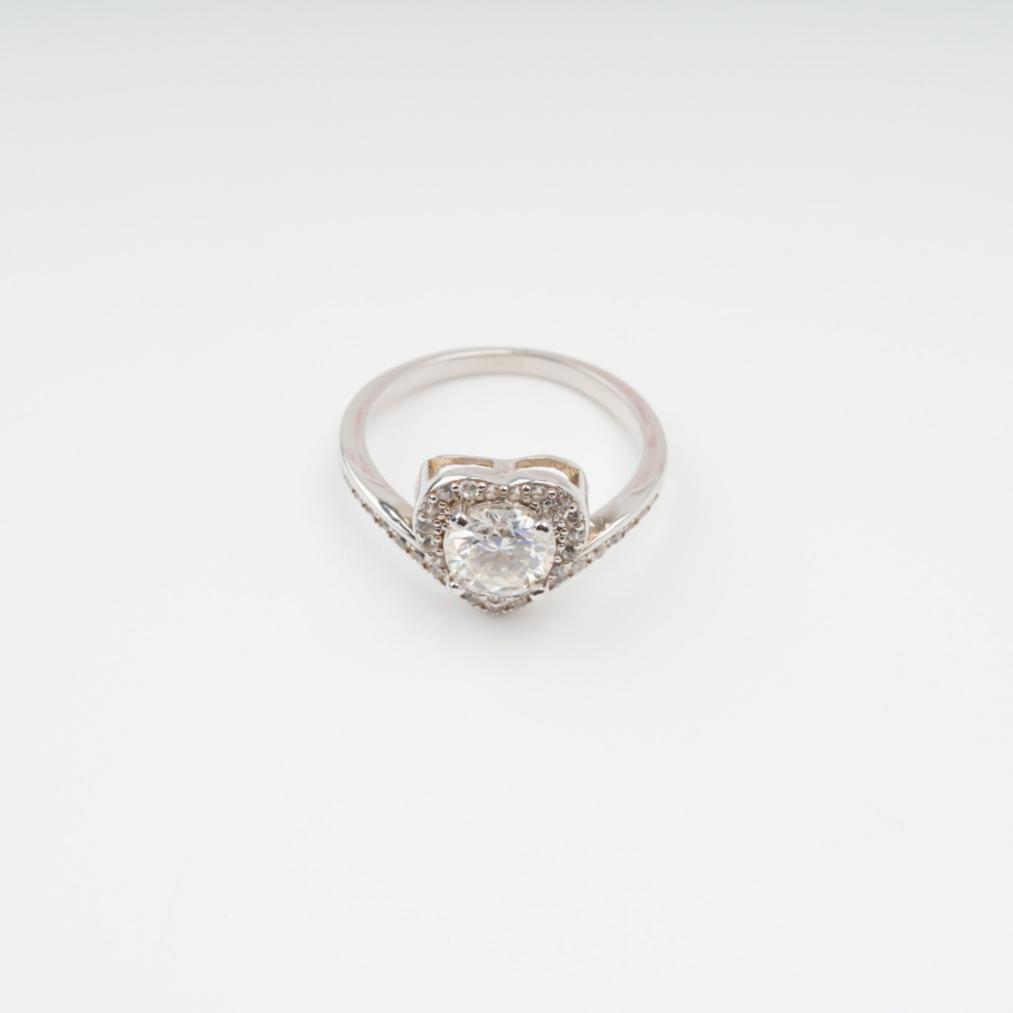 Révérence Heart Shaped Sterling Silver Ring (Final Sale)