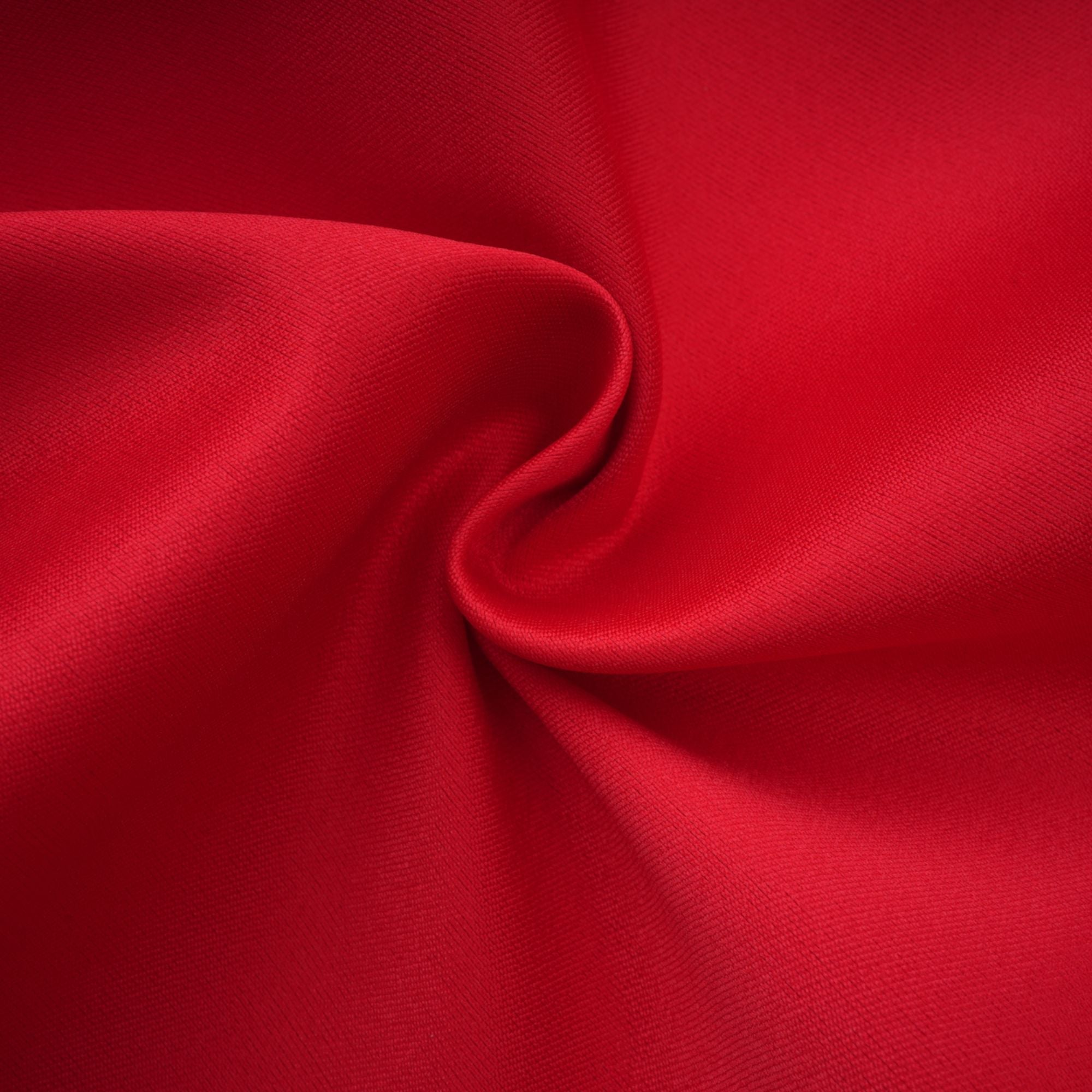 Aventin Red Godet Design Midi Dress (Final Sale)