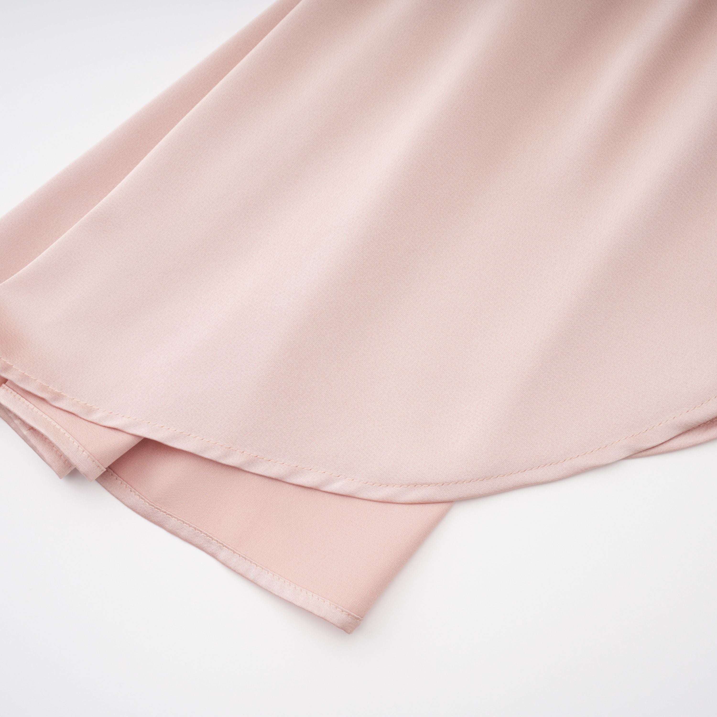 Everleigh Champagne Satin Top & Skirt Set With Cape Detail (Final Sale)