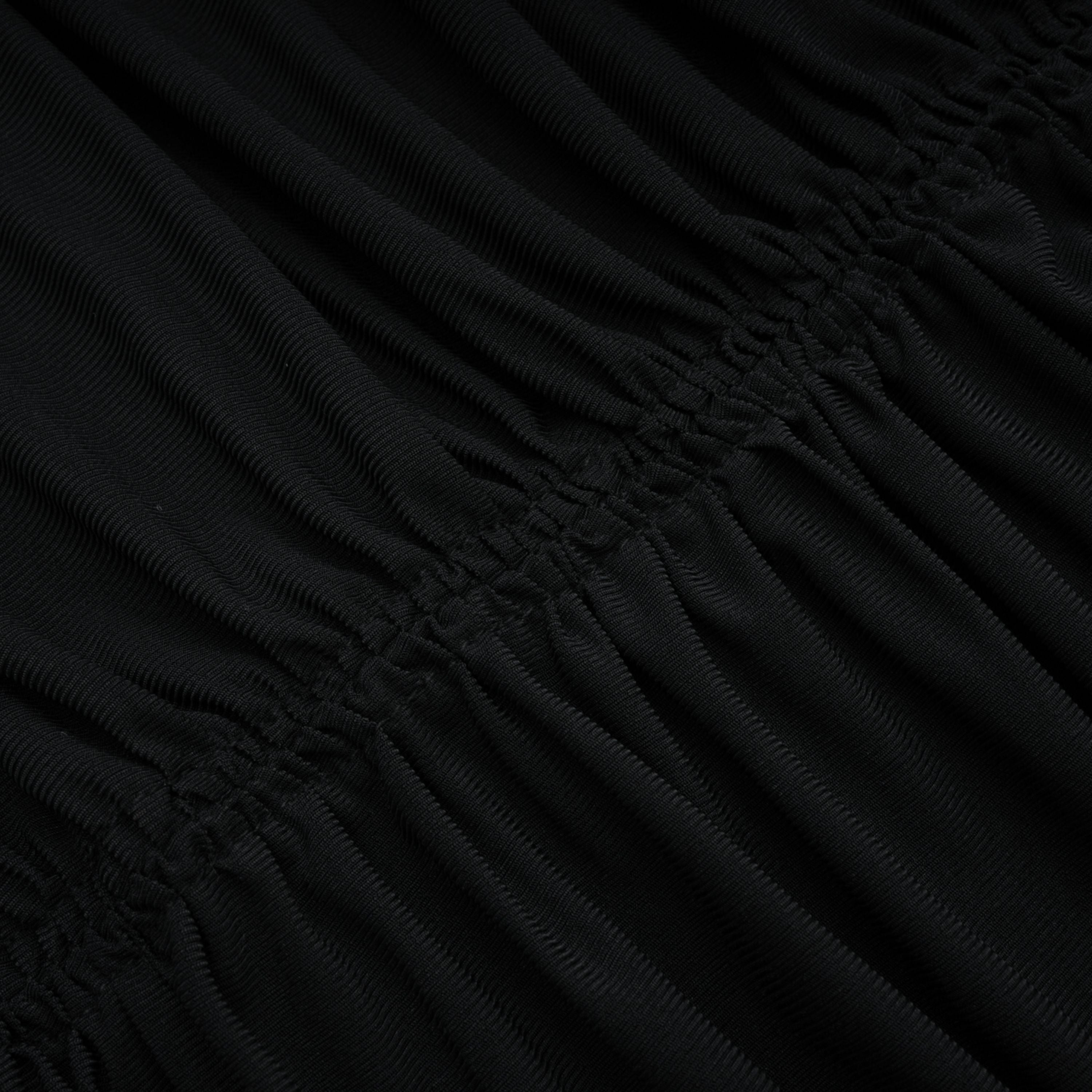 Greta Black Ruched Sheer Mesh Maxi Dress (Final Sale-US Only)