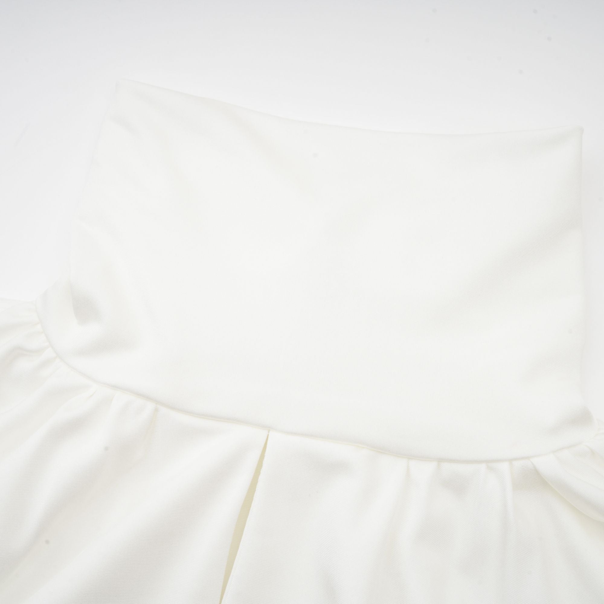 Maeva faux-flower ruched mini dress in White (Final Sale)