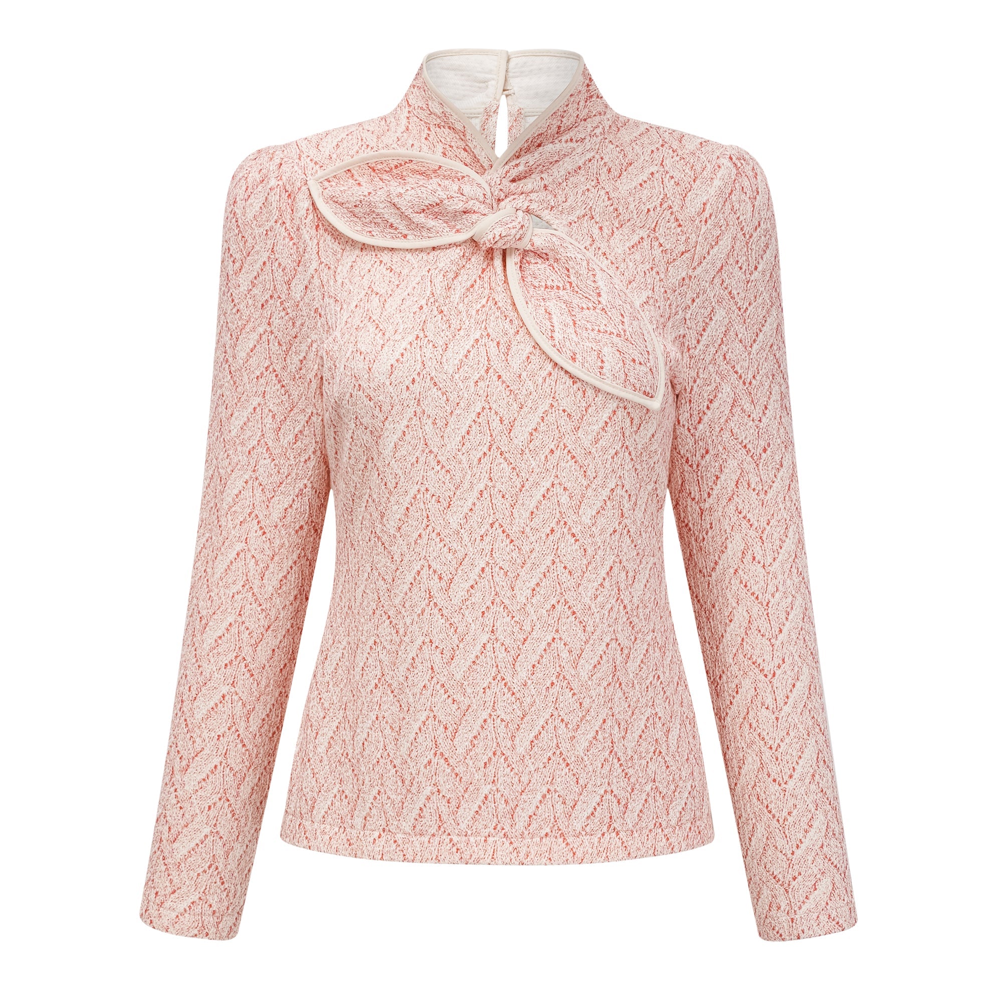 Carolina Pink Crochet Knit Blouse & Skirt Set (Final Sale)