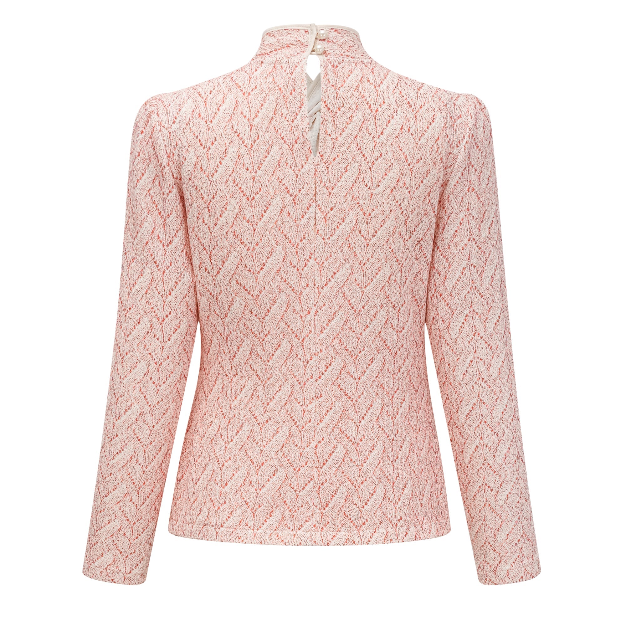 Carolina Pink Crochet Knit Blouse & Skirt Set (Final Sale)