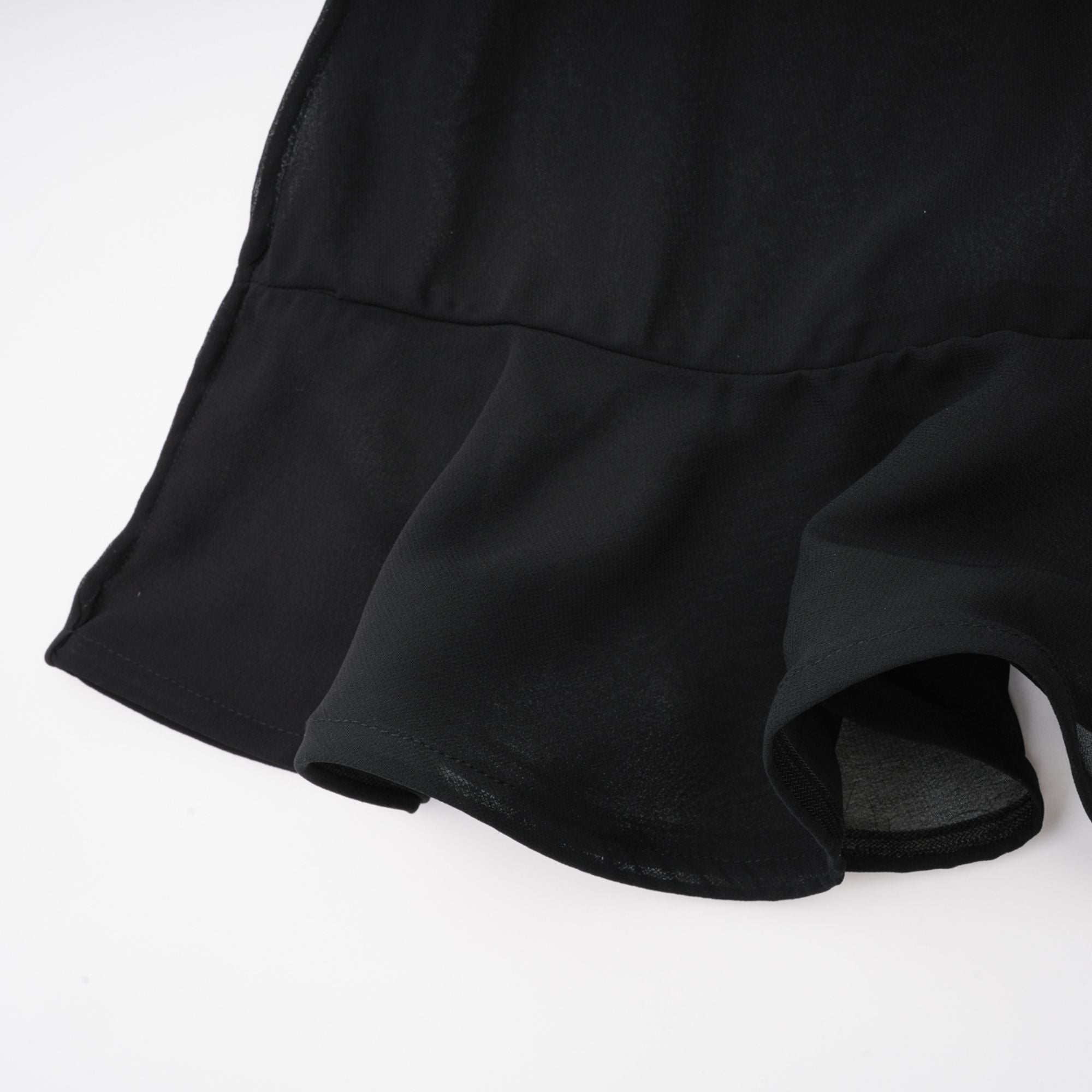 Jacqueline rayon ruffle pleated tulle maxi skirt (Final Sale)