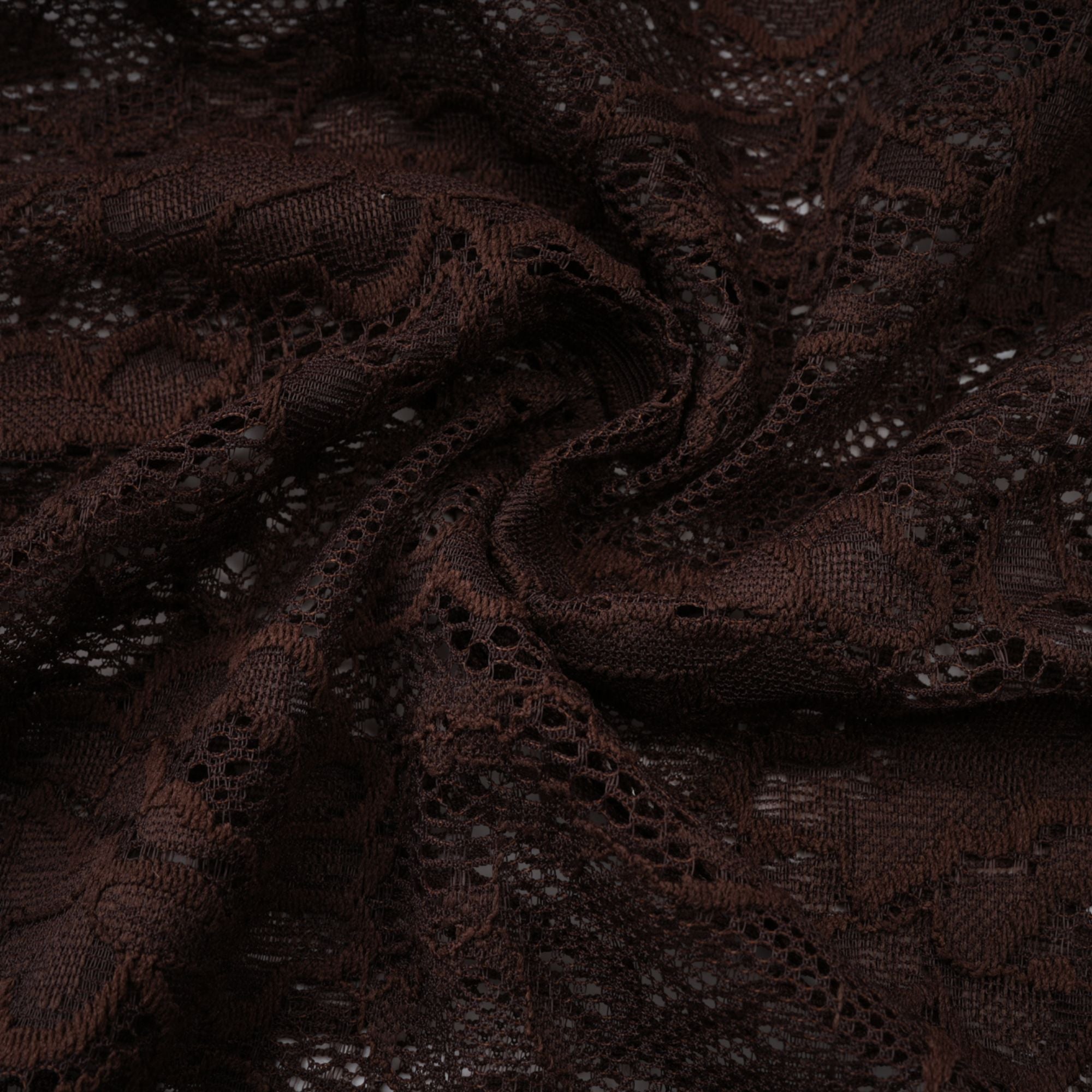 Brigitte Brown Lace Panel Ruched Maxi Dress (Final Sale)