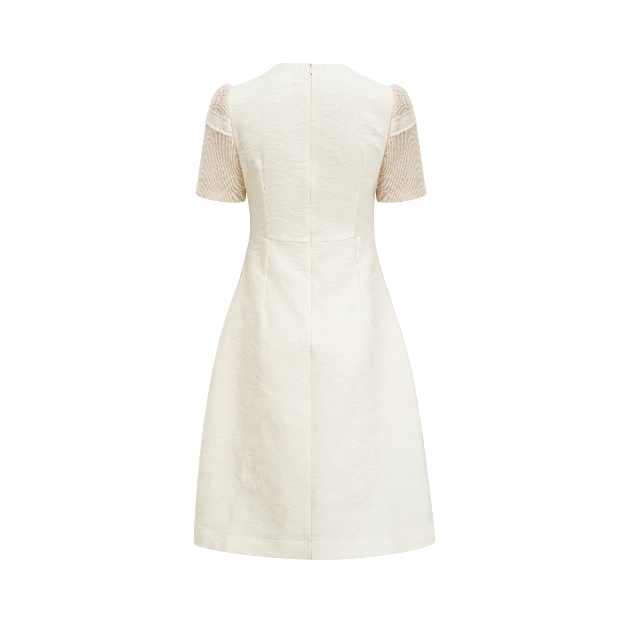 Diane floral embroidered openwork midi dress (Final Sale)
