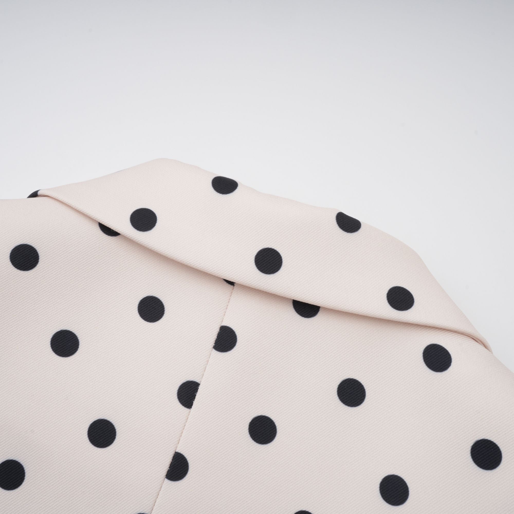 Valentine White Bowknot Polka Dot Short Jacket (Final Sale-US Only)