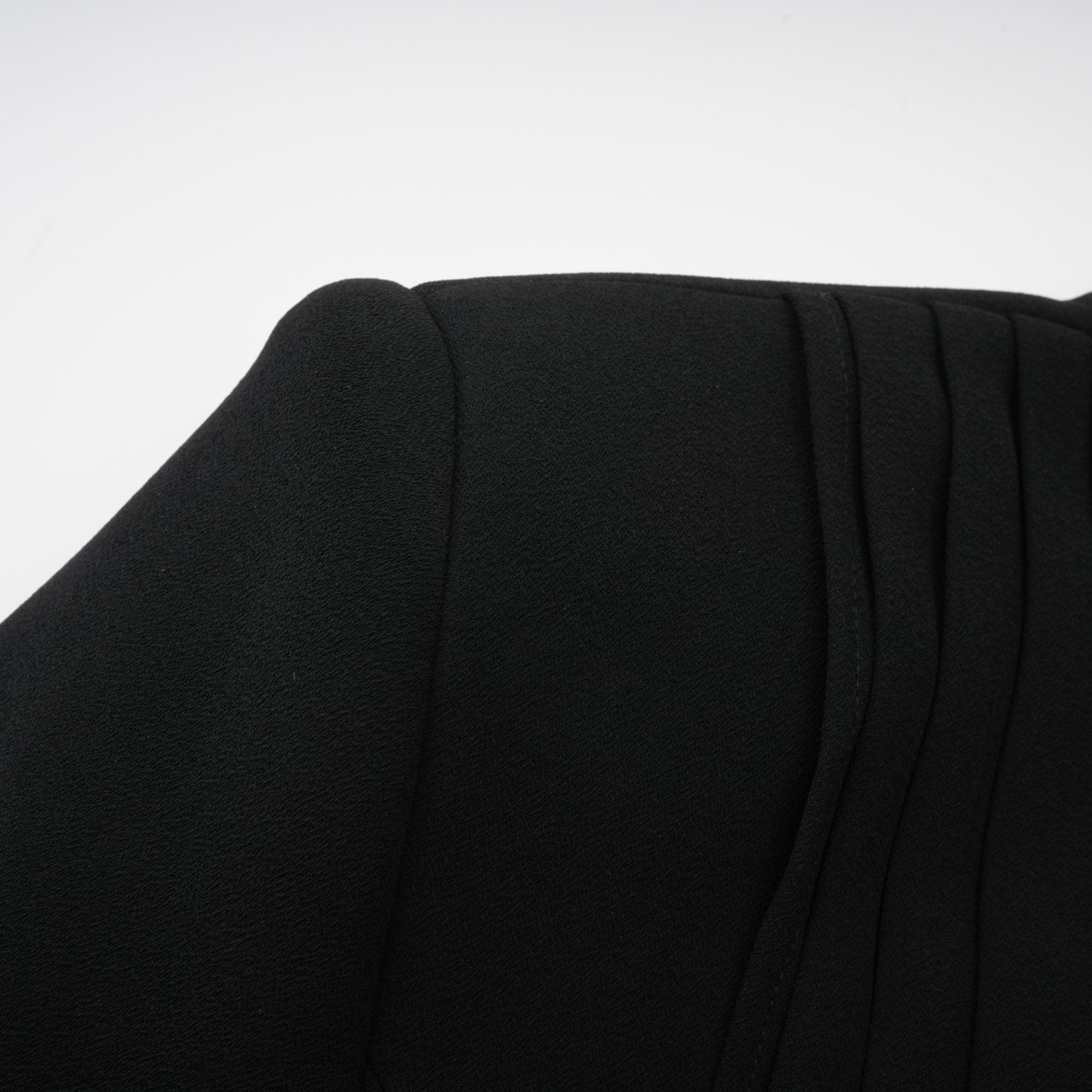 Suzanne black pleated jacket & trousers matching set (Final Sale)