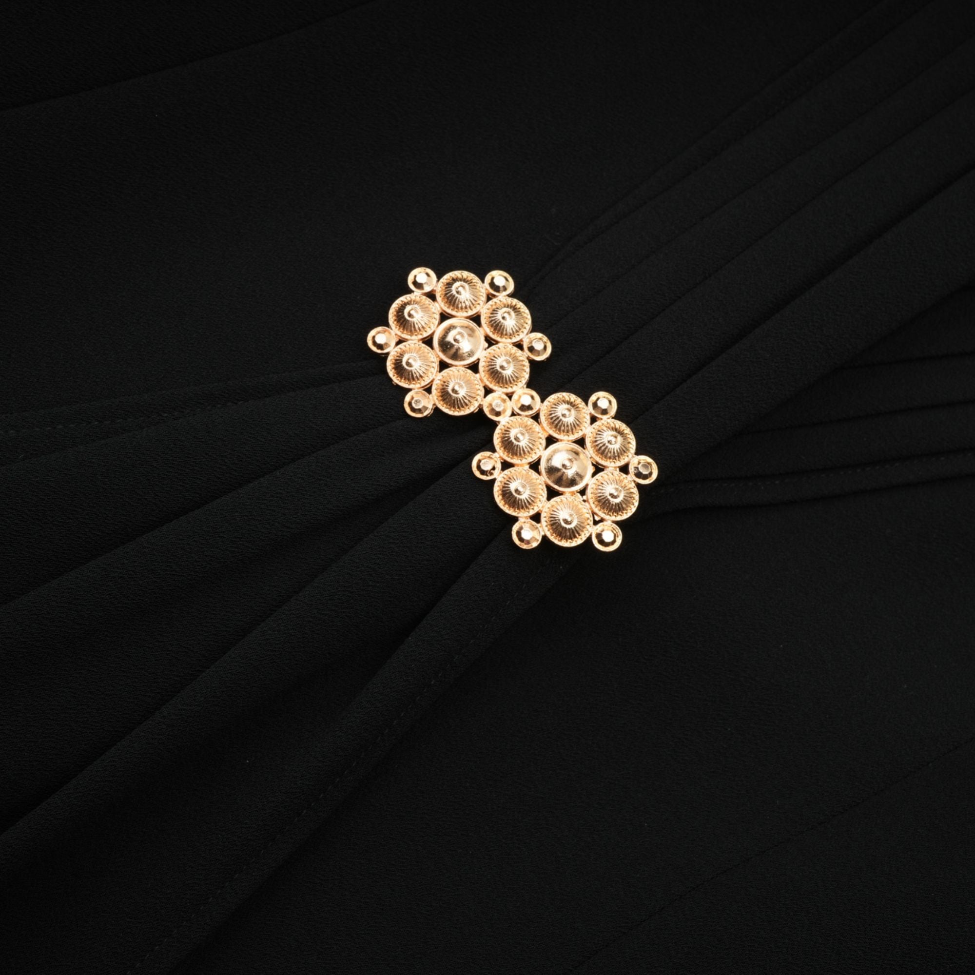 Suzanne black pleated jacket & trousers matching set (Final Sale)