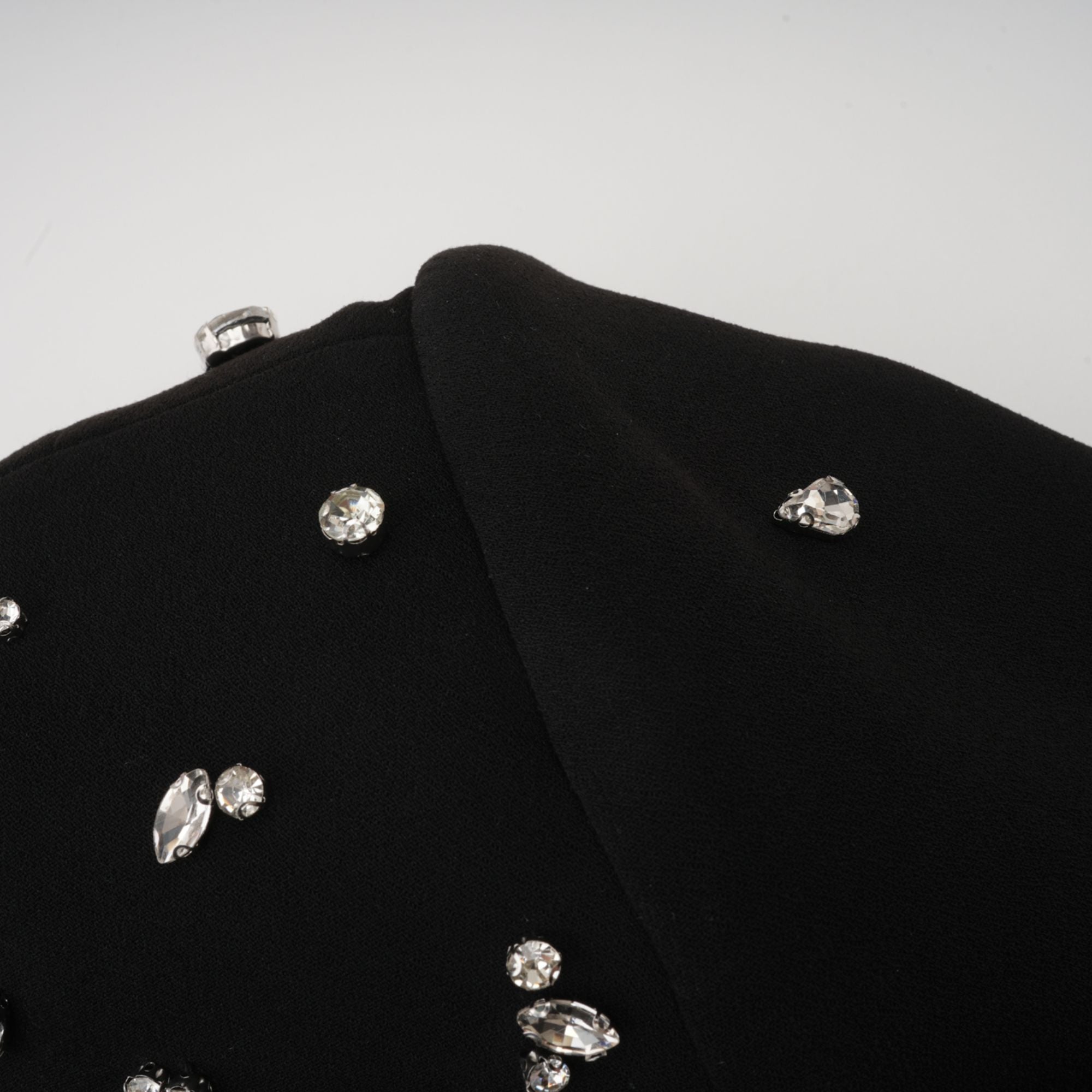 Imelda black crystal-embellished maxi dress (Final Sale)
