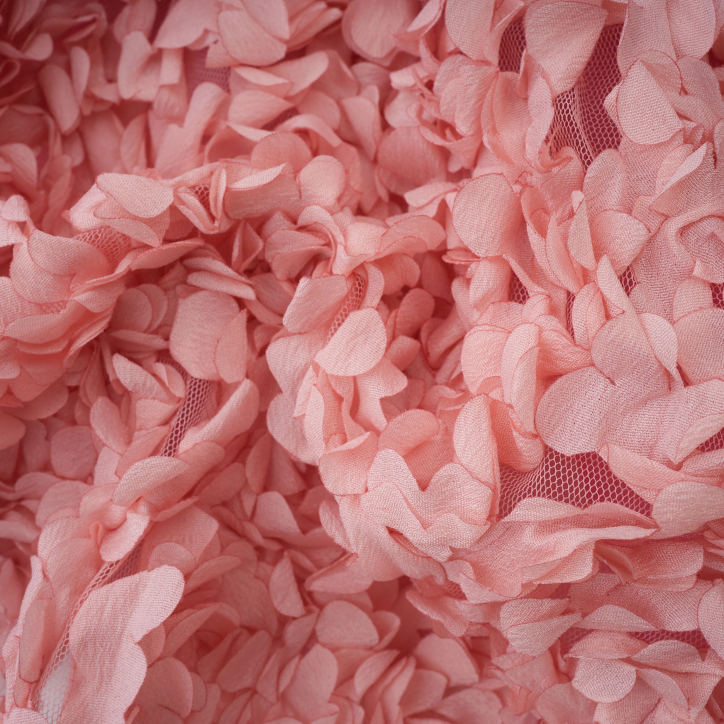 Rachel Pink 3D Petal Tulle Mini Dress (Final Sale-US Only)