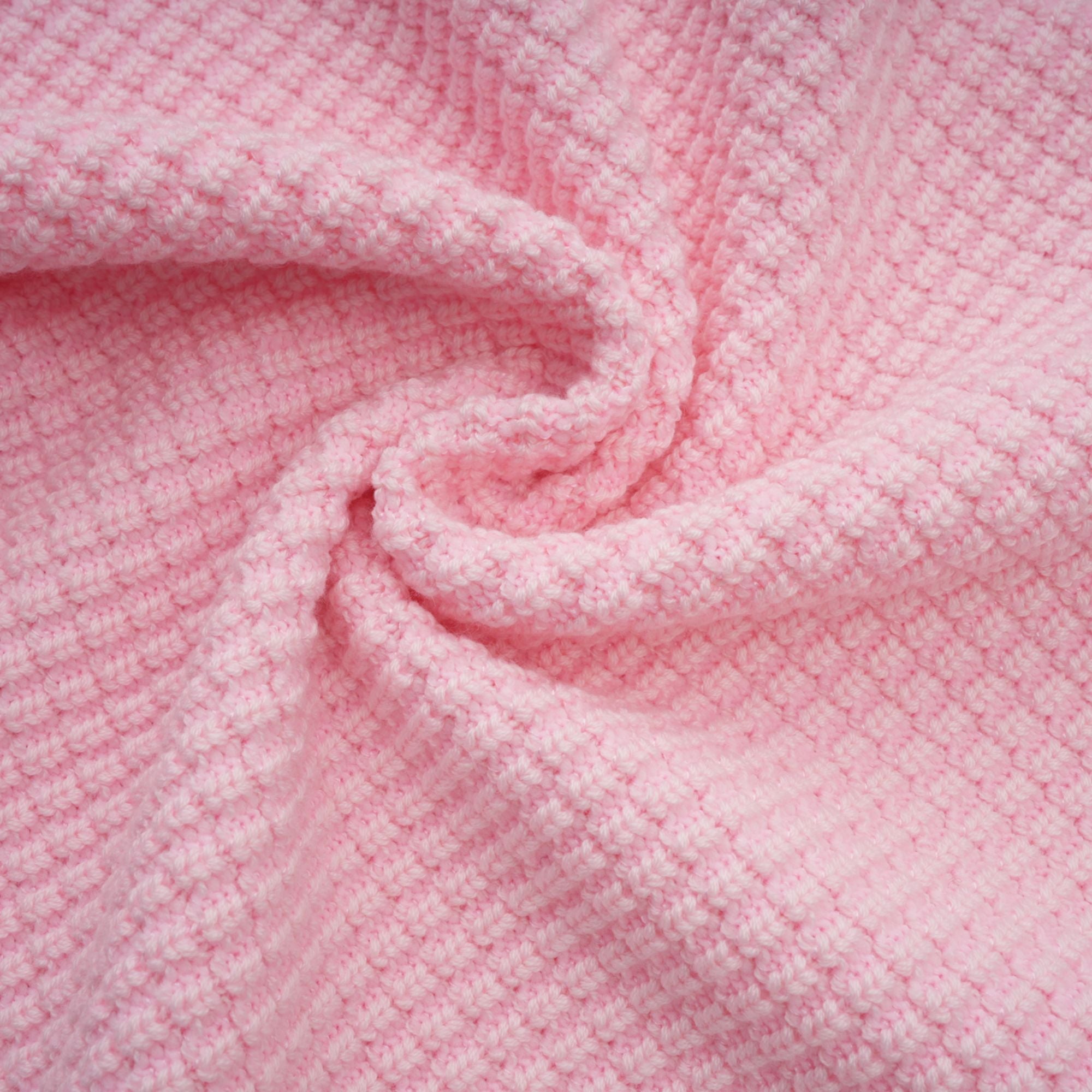 Eugénie Pink Beaded Knit Mini Dress