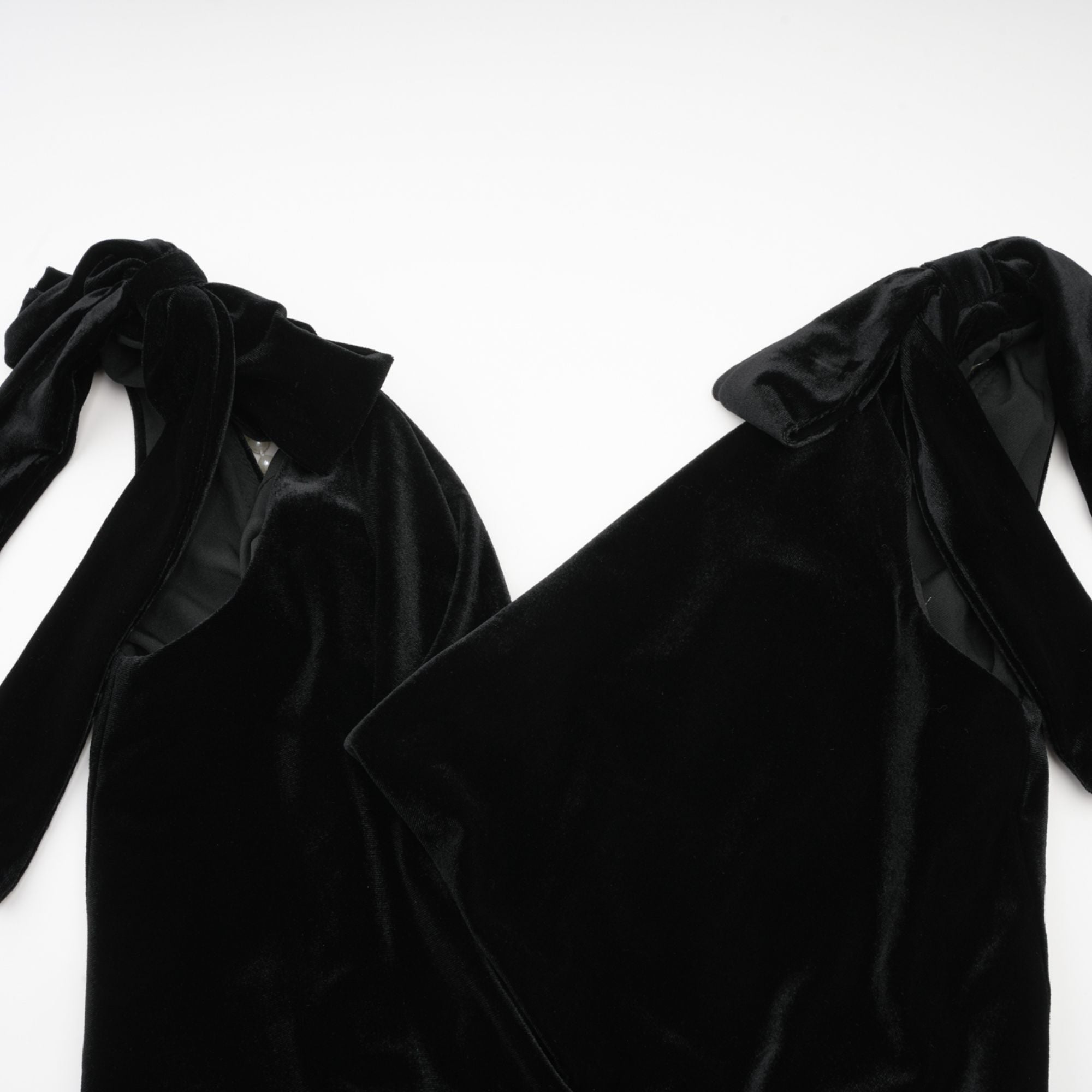 Audrey embellished velvet open-back maxi dress (Final Sale-US Only)
