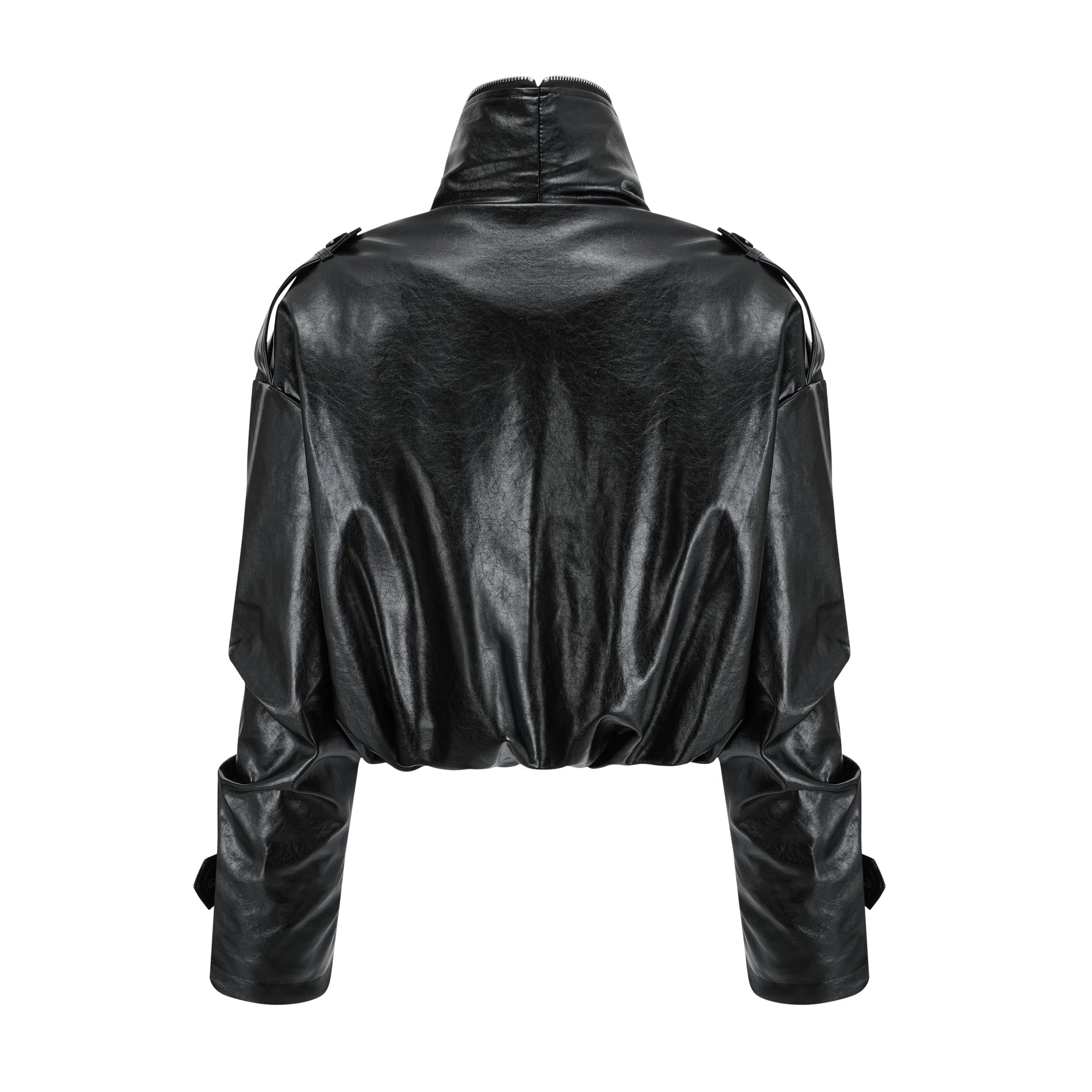 Virginie quilted cropped leather jacket (Final Sale-US Only)