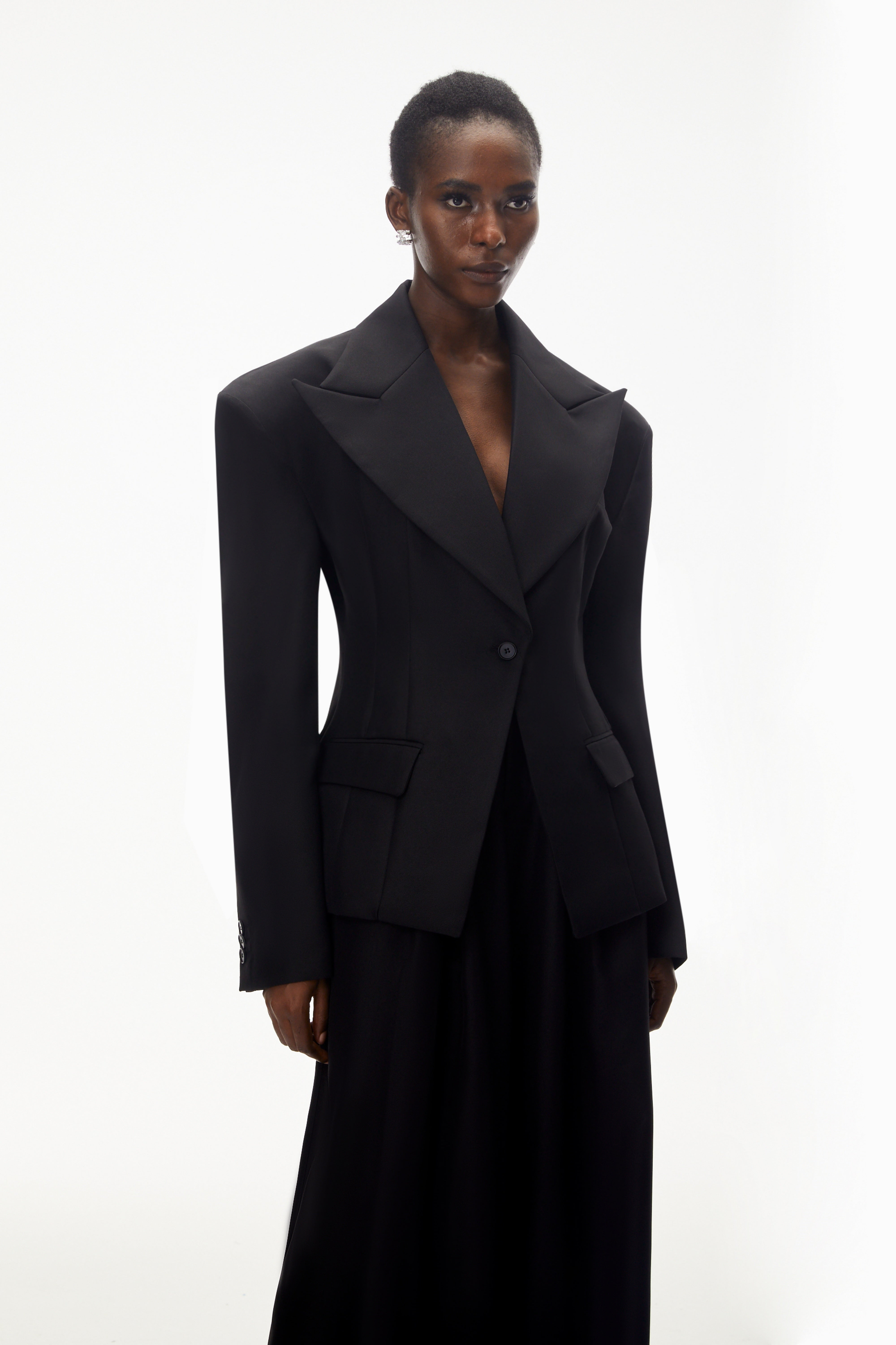Homa Black Oversized Blazer & Trouser Set