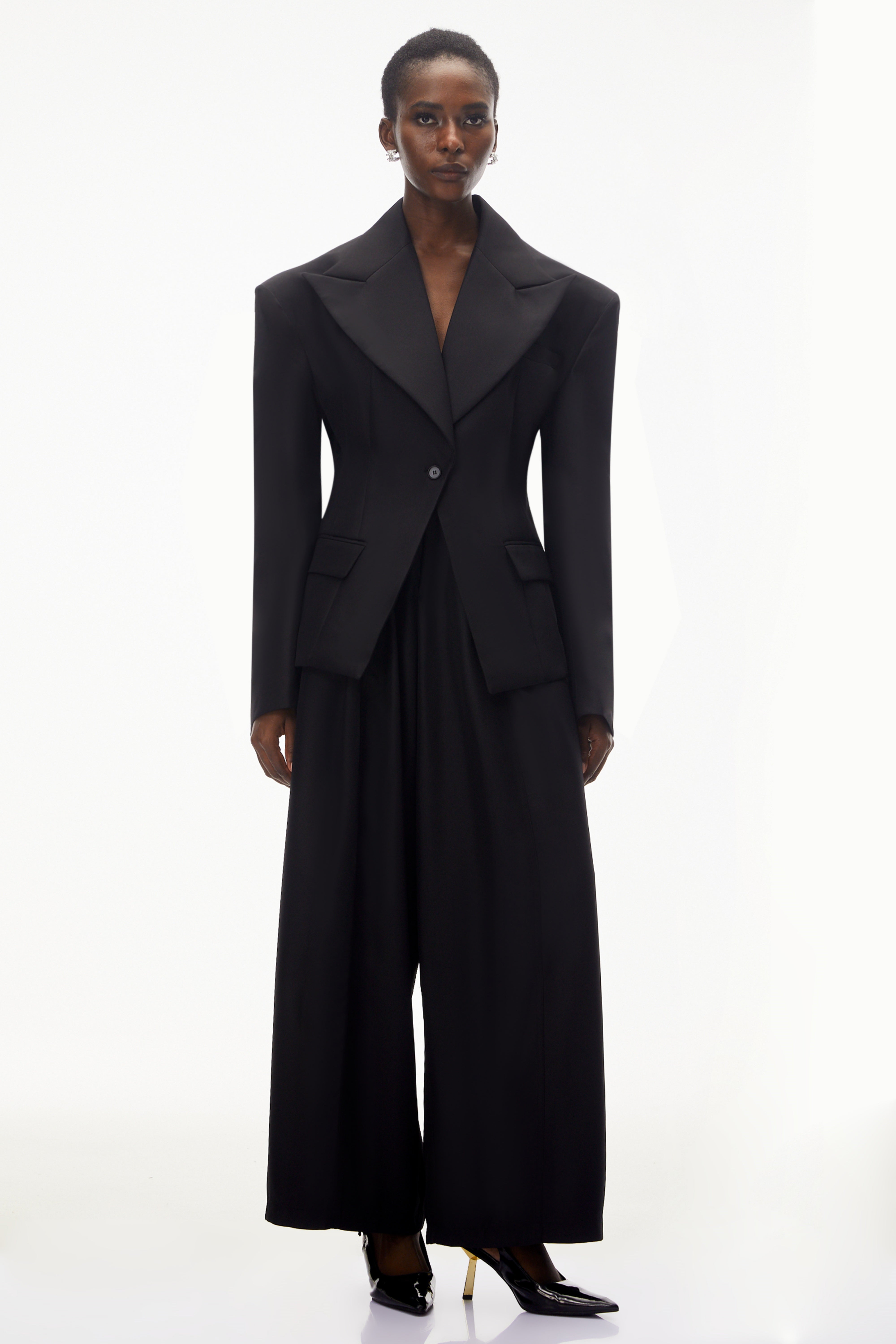 Homa Black Oversized Blazer & Trouser Set (Final Sale)