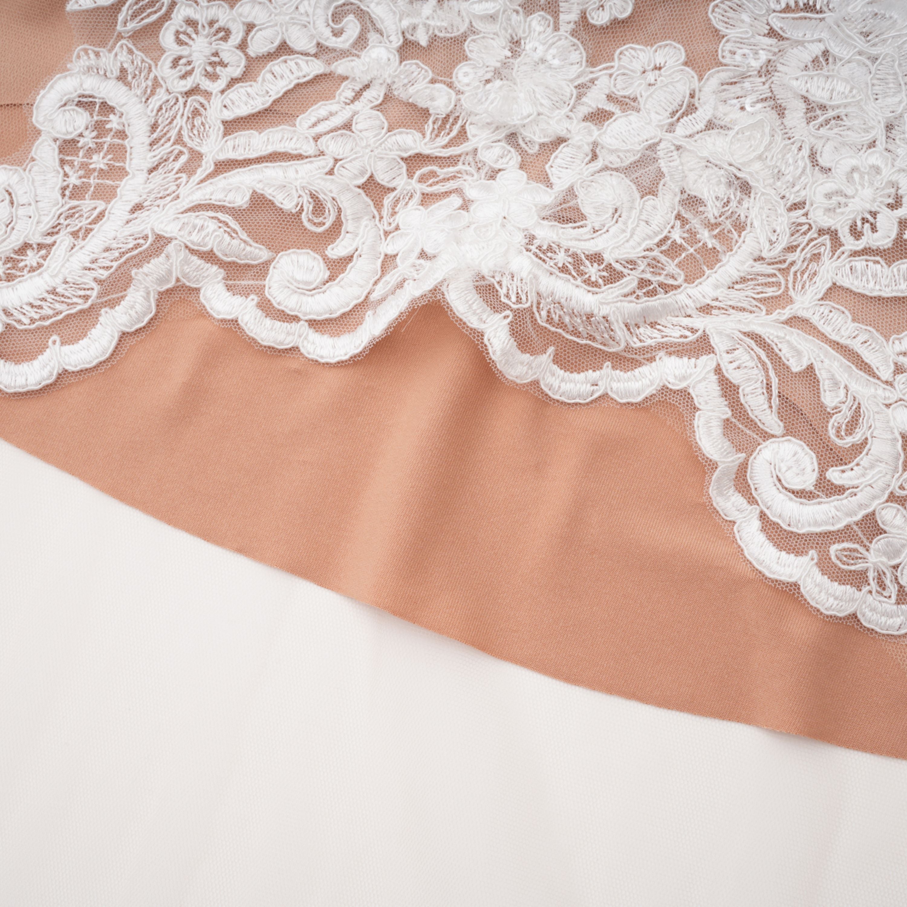 Mieke White Semi-Sheer Lace Maxi Dress (Final Sale-US Only)