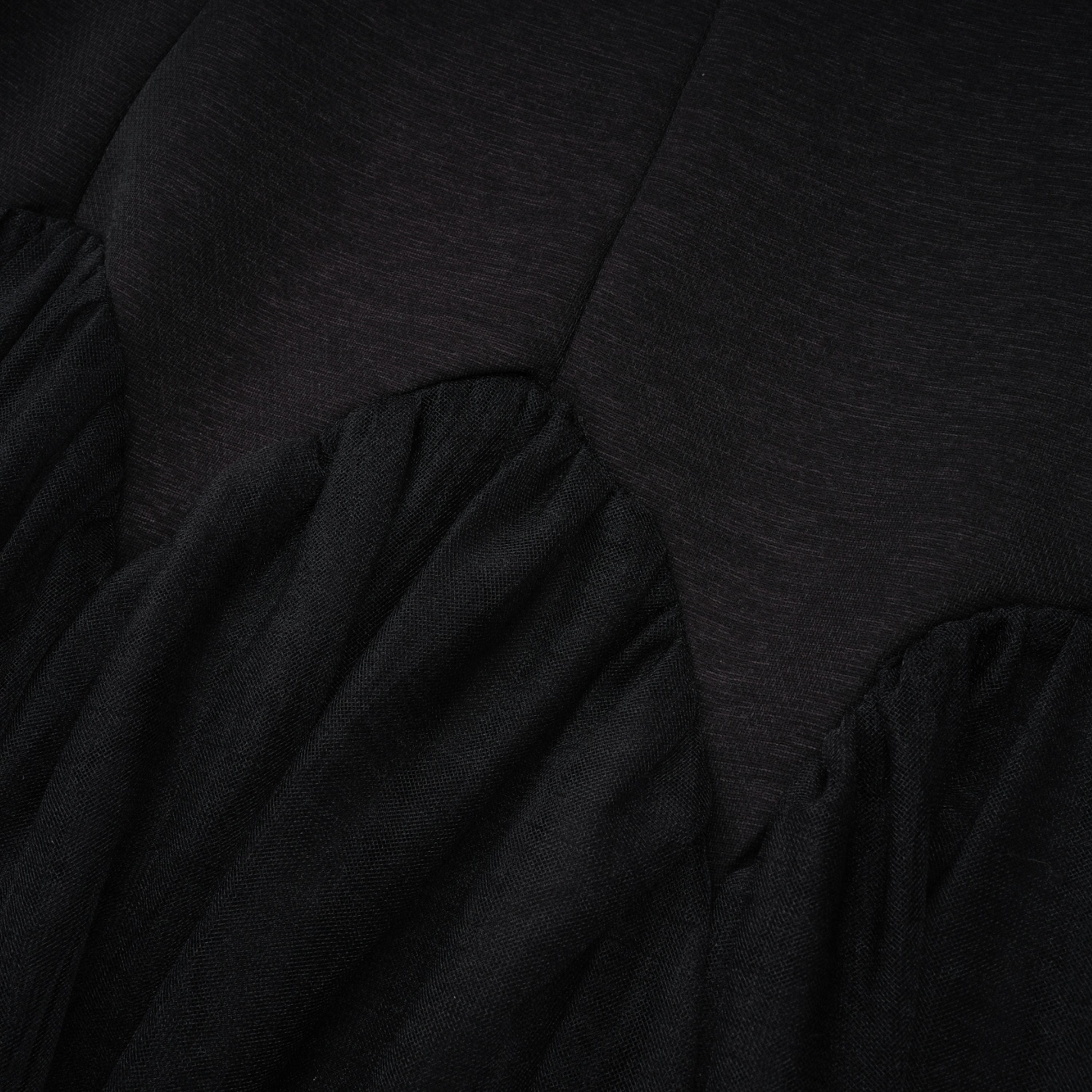 Ofra Black Pearl Pleated Midi Dress (Final Sale-US Only)