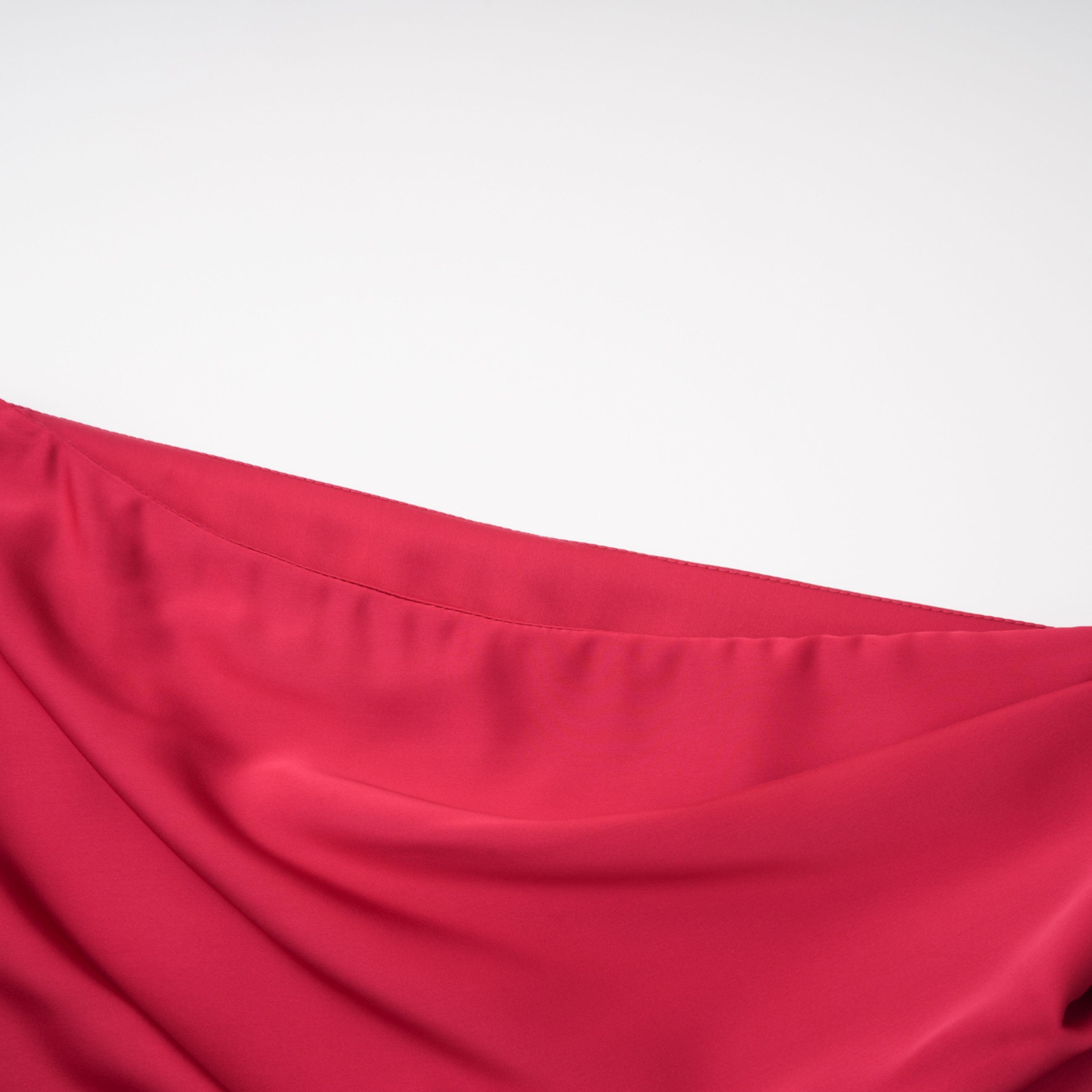 Olesya Red Lace Top & Ruched Skirt Set (Final Sale-US Only)