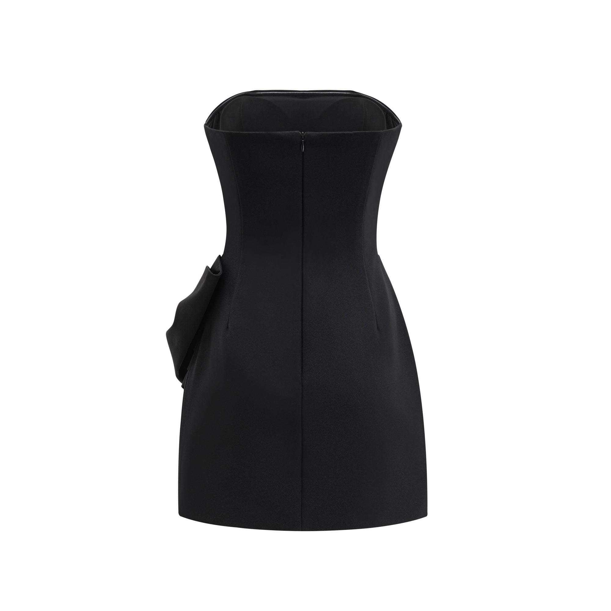 Lanetta bowknot asymmetrical dress (Final Sale)