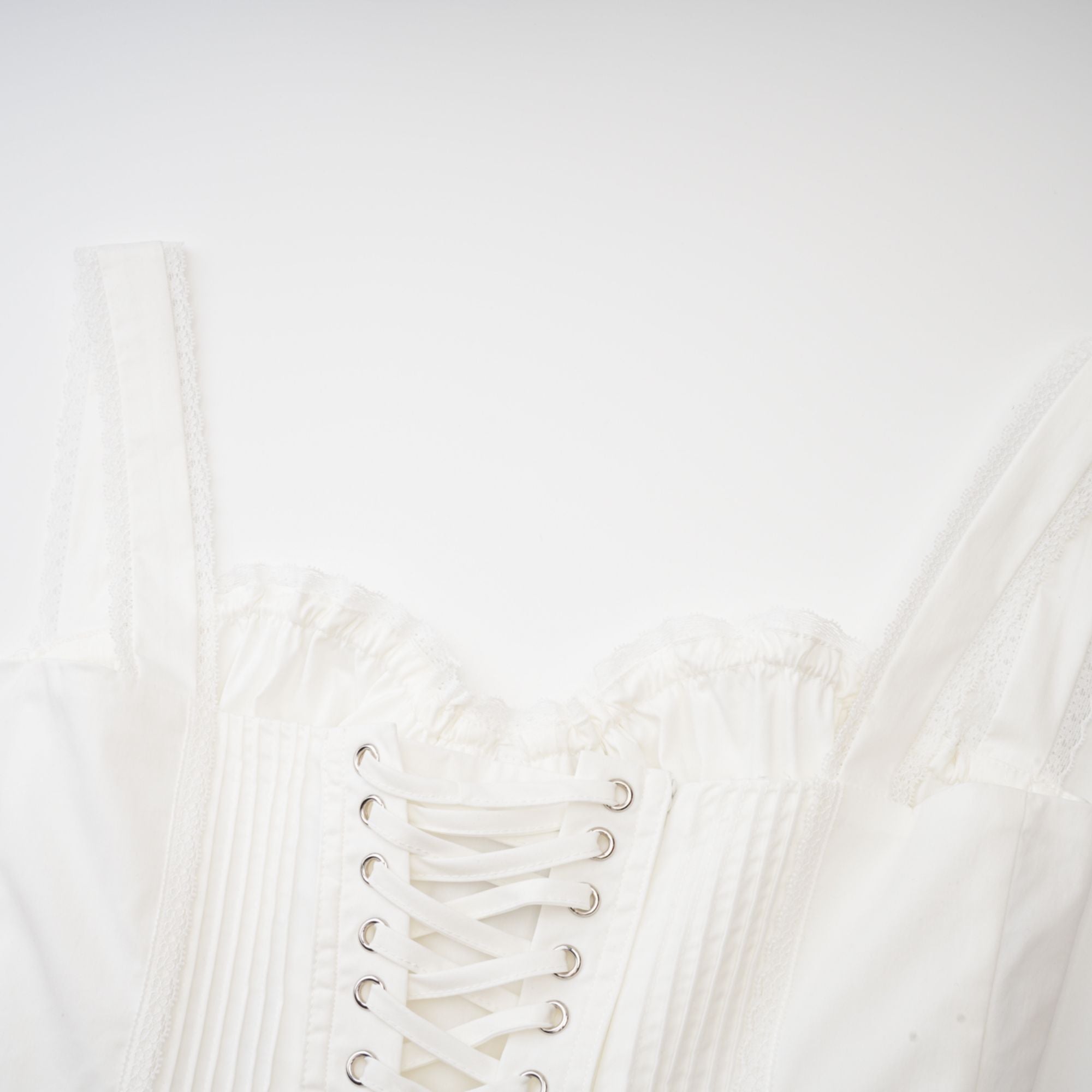 Camille white corset mini dress (Final Sale-US Only)