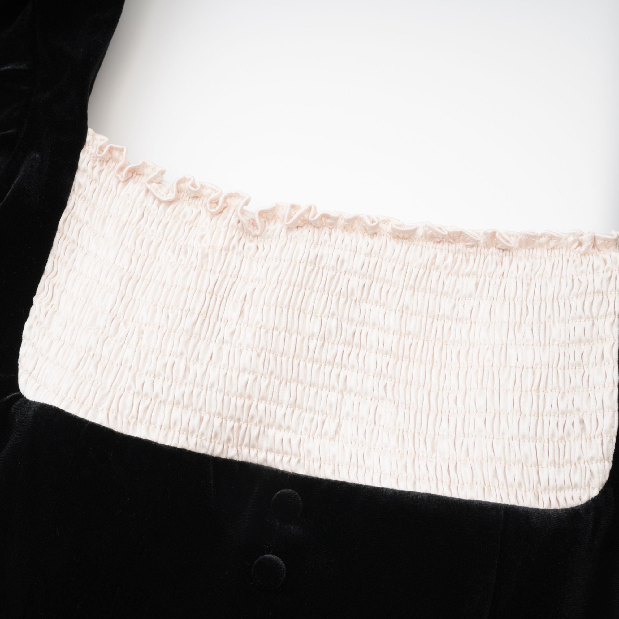 Coralie long-sleeved velvet mini dress (Final Sale-US Only)