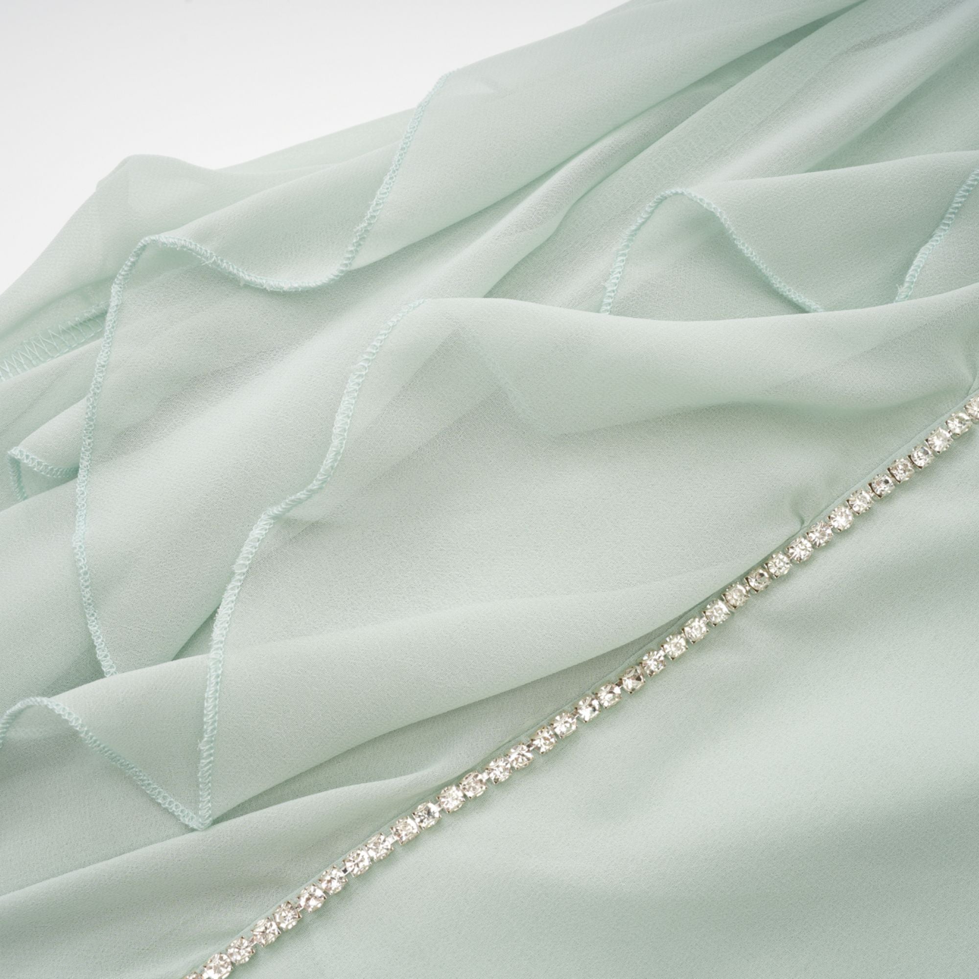 Salilah embellished ruffled midi dress（Final Sale）