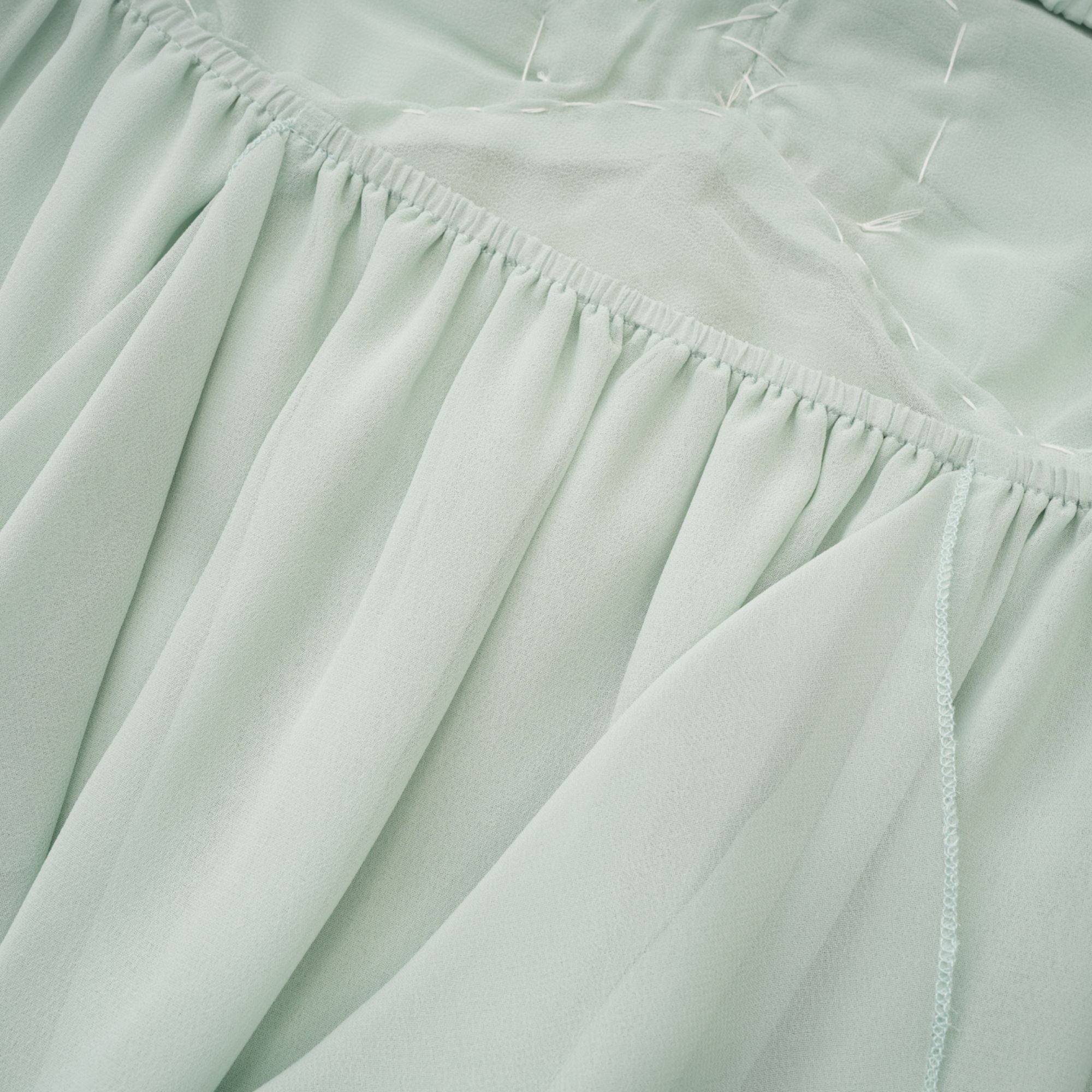 Salilah embellished ruffled midi dress（Final Sale）