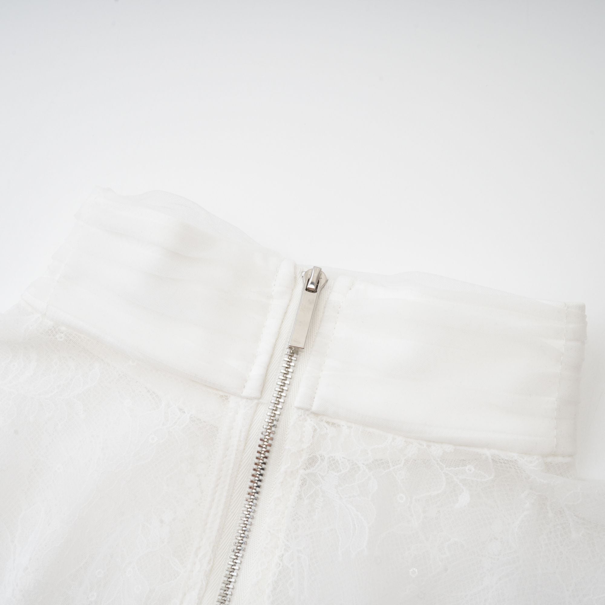 Ellica semi-sheer cropped top (Final Sale-US Only)