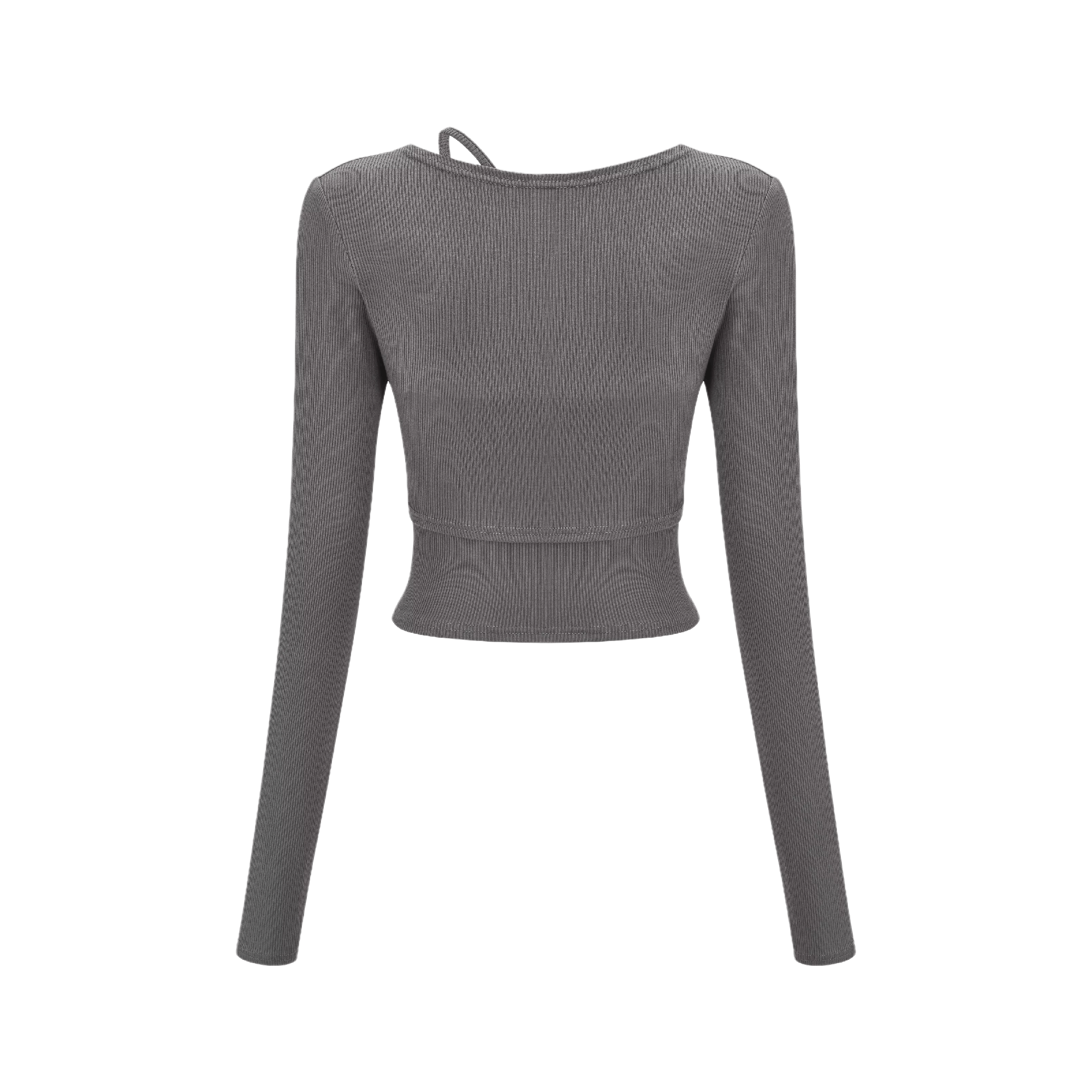 Leave the Door Open-scoop-neck spaghetti detail top - itsy, it‘z different