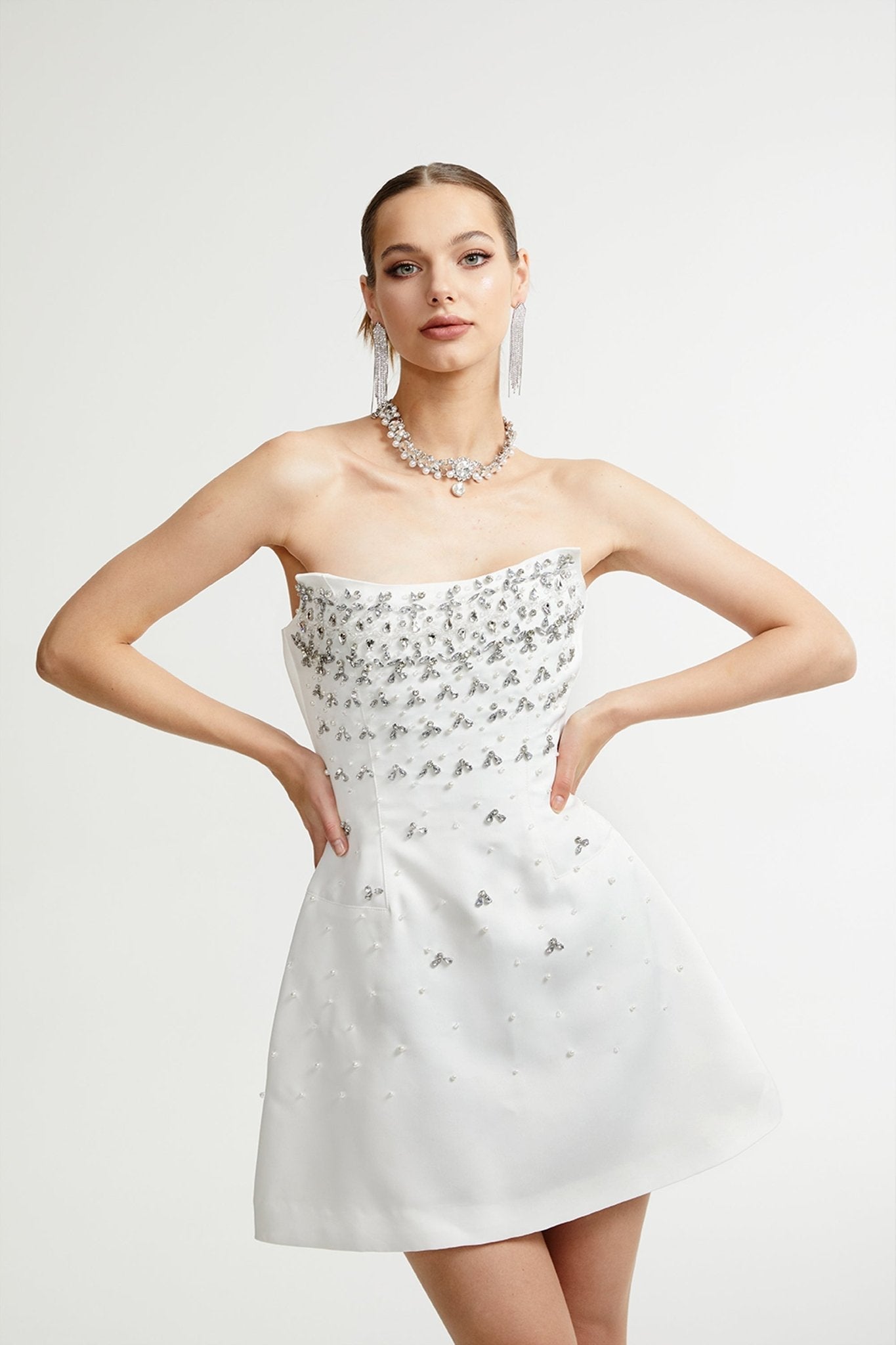 Embellished Midi Dress